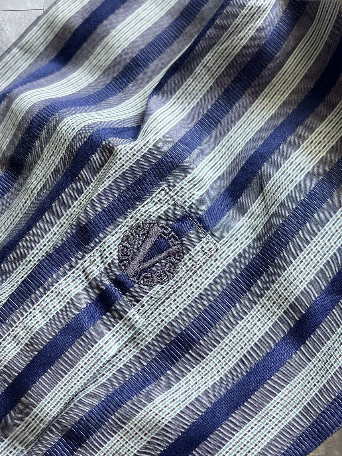 Versace Versace Collection Size 15 1/2 | 39 L Shirt Stripped 2010s Size US L / EU 52-54 / 3 - 7 Thumbnail