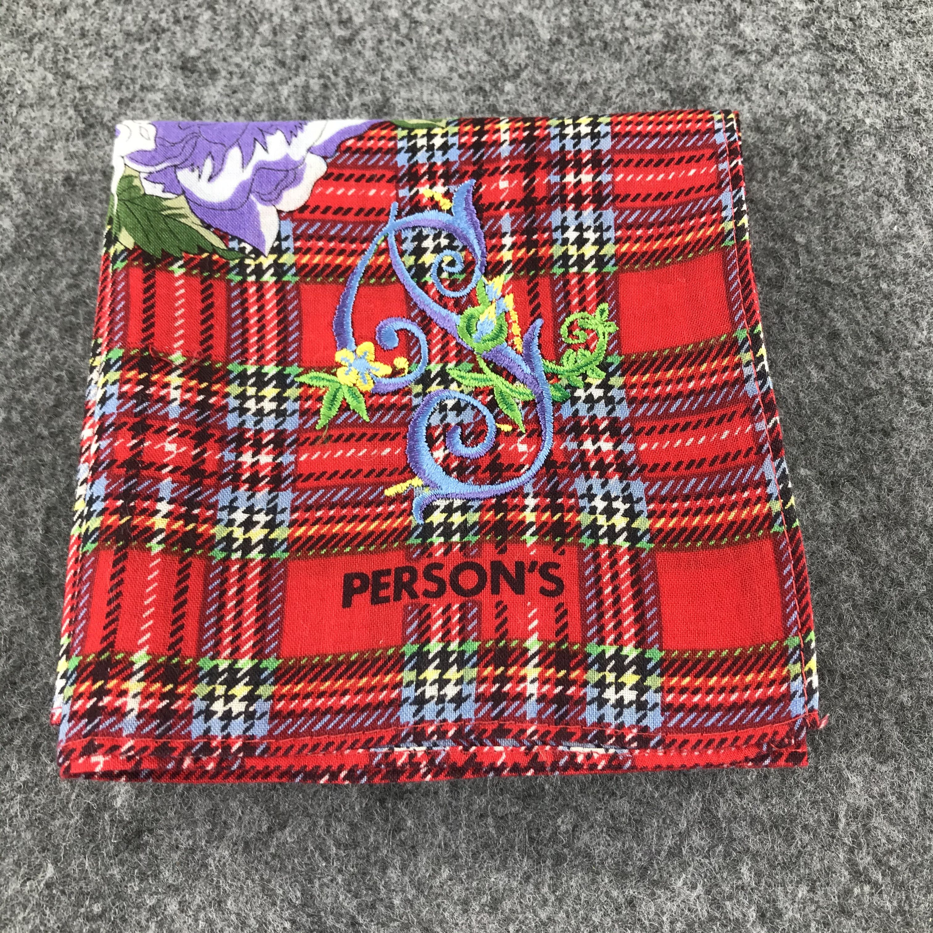 Japanese Brand × PERSON'S × Vintage Person's Handkerchief Neckerchief Bandana H257 Size ONE SIZE - 7 Thumbnail