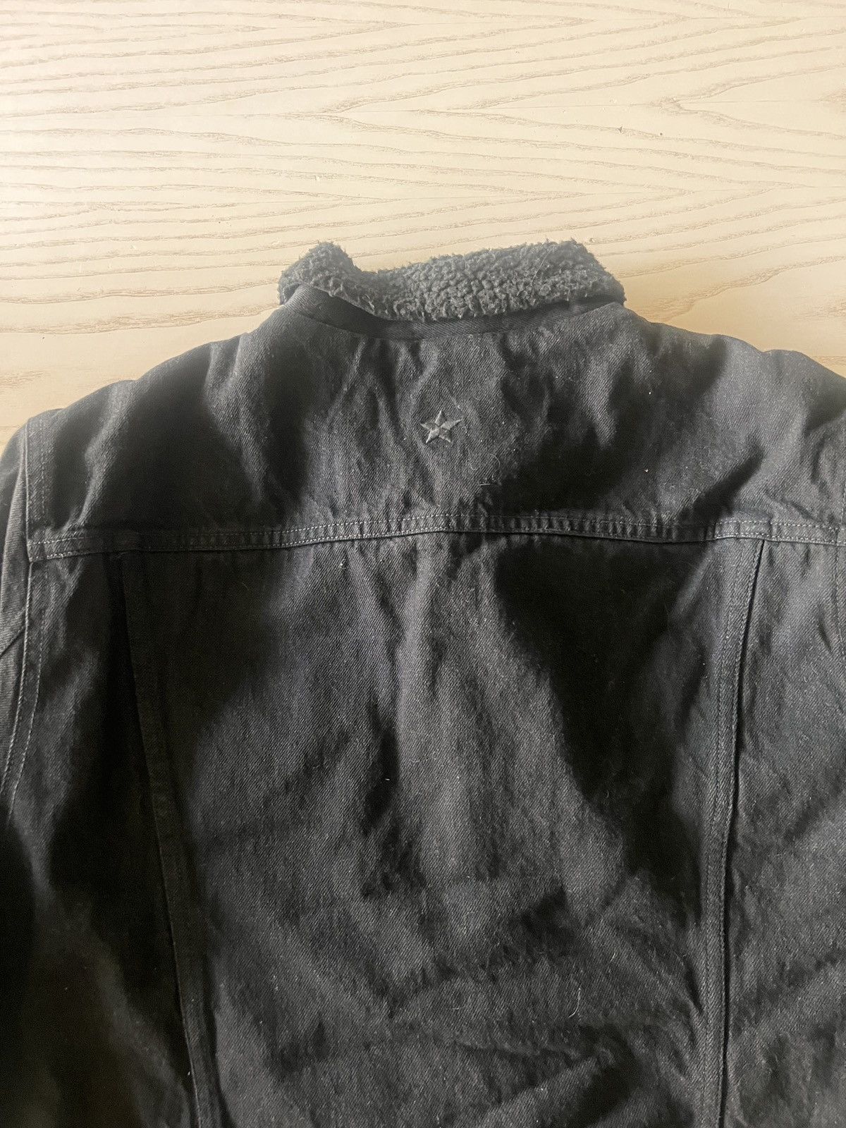 Brave Star Selvage Brave Star Black Selvedge Jacket w/ Sherpa Collar – Size XXL Size US XXL / EU 58 / 5 - 3 Thumbnail