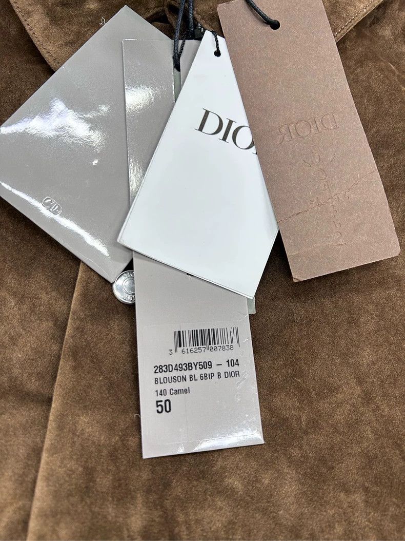 Dior Dior Brown suede embroidered shirt jacket 2502-Nextarrow Size US M / EU 48-50 / 2 - 3 Thumbnail