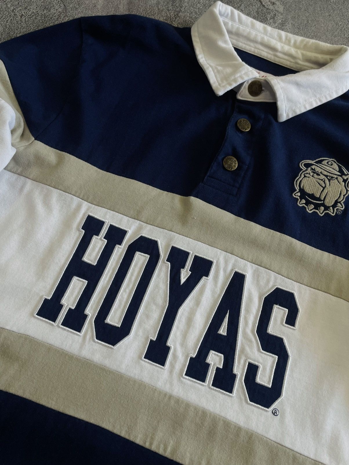Mitchell & Ness Mitchell & Ness Georgetown HOYAS NCAA Long Sleeve Big LoGo Size US S / EU 44-46 / 1 - 6 Thumbnail
