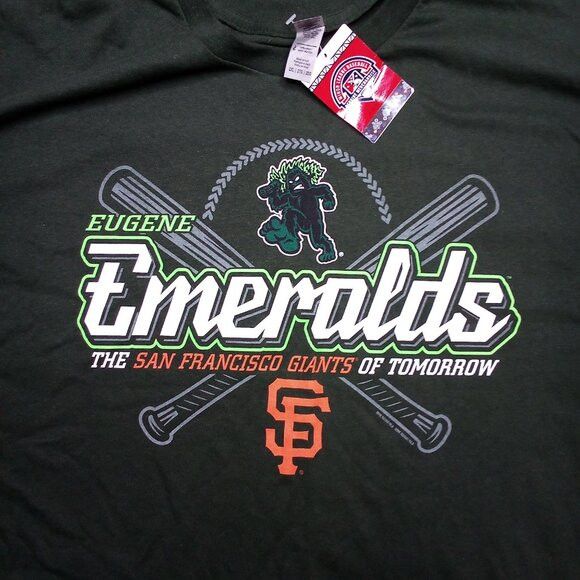 Gildan × MLB NWT Eugene Emeralds Affiliate Minor League Baseball T-Shirt Size US XXL / EU 58 / 5 - 1 Thumbnail