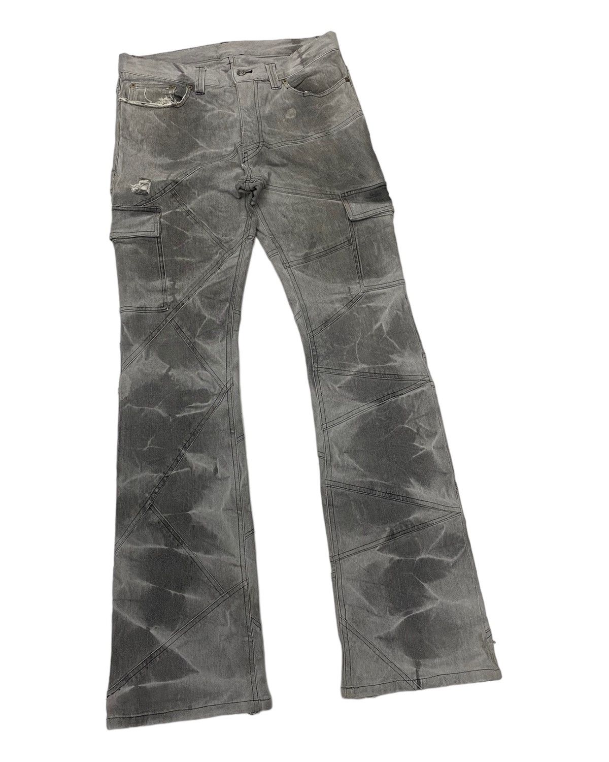 Beauty Beast × Hysteric Glamour 🔥MODERN LOVERS MULTI POCKET FLARE CARGO PANTS Size US 32 / EU 48 - 2 Thumbnail