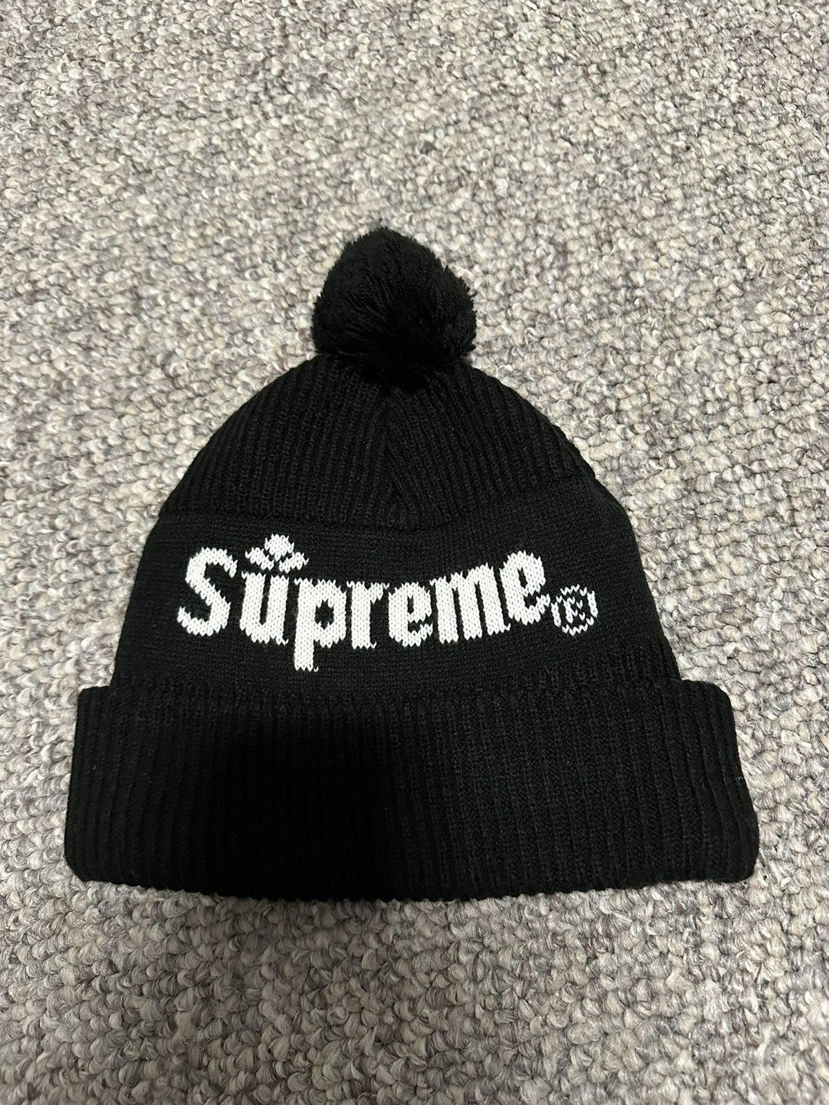 Supreme Interstate Reflective Beanie Black