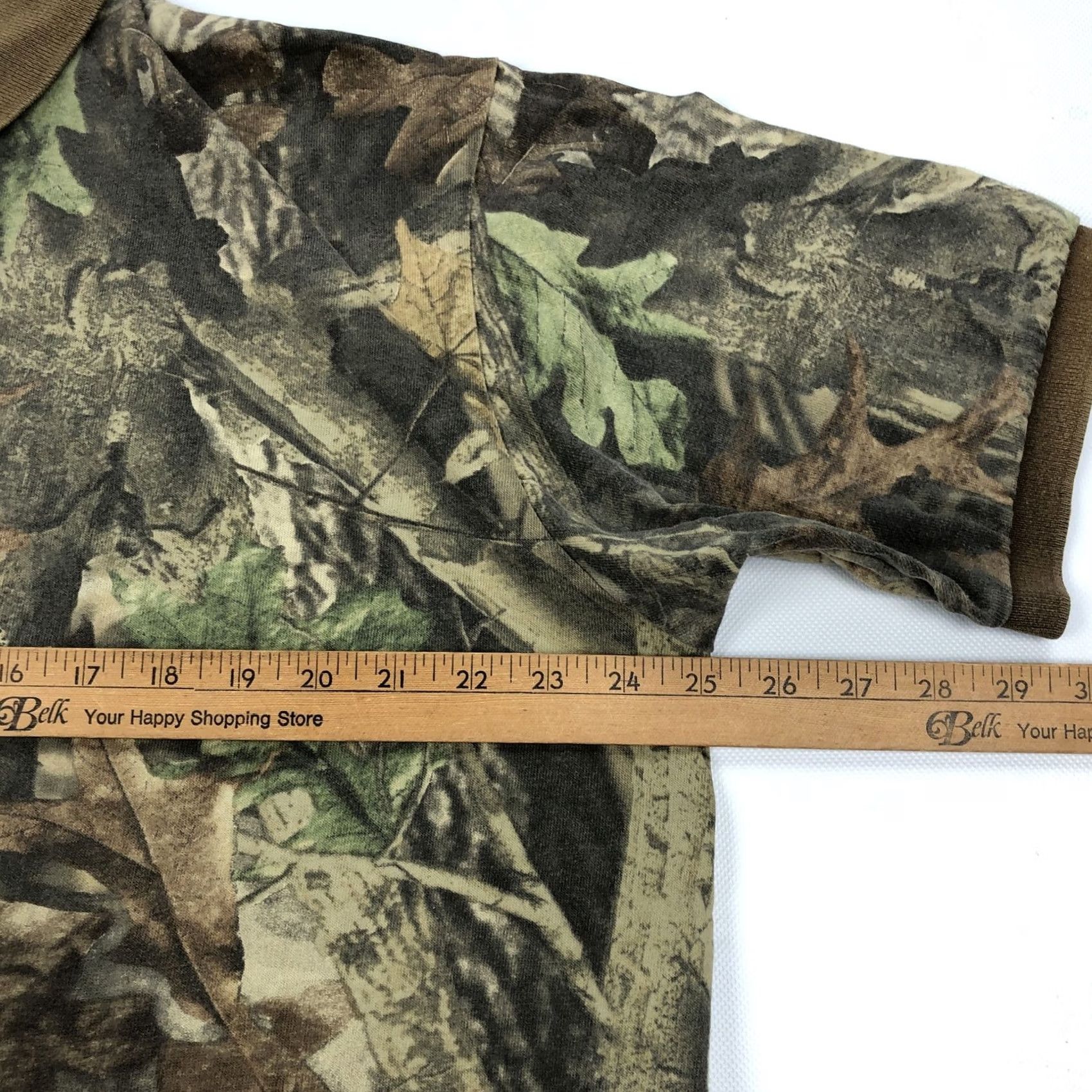 Vintage Duxbak Polo Shirt Men XL Camouflage Short Sleeve Button Collar Knit Cotton Blend Breathable Advantage Timber Hunting Outdoor Casual Camouflage Pattern Size US XL / EU 56 / 4 - 6 Thumbnail