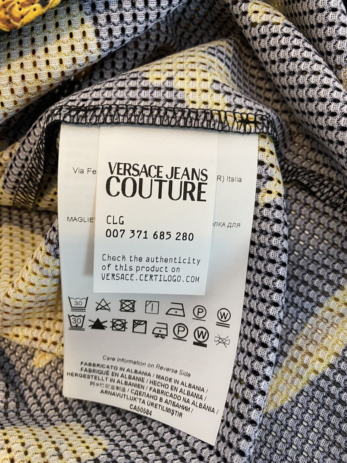 Versace Jeans Couture Versace Jeans Culture Jewels Mesh Print T-shirt, size M, Size US M / EU 48-50 / 2 - 10 Thumbnail