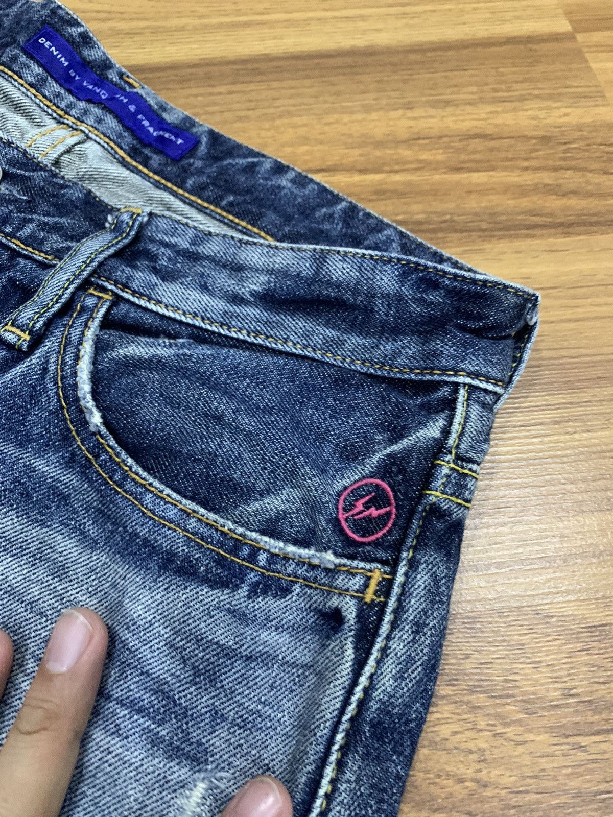 Fragment Design VINTAGE VANQUISH X FRAGMENT DESIGN JEANS Size US 34 / EU 50 - 6 Thumbnail