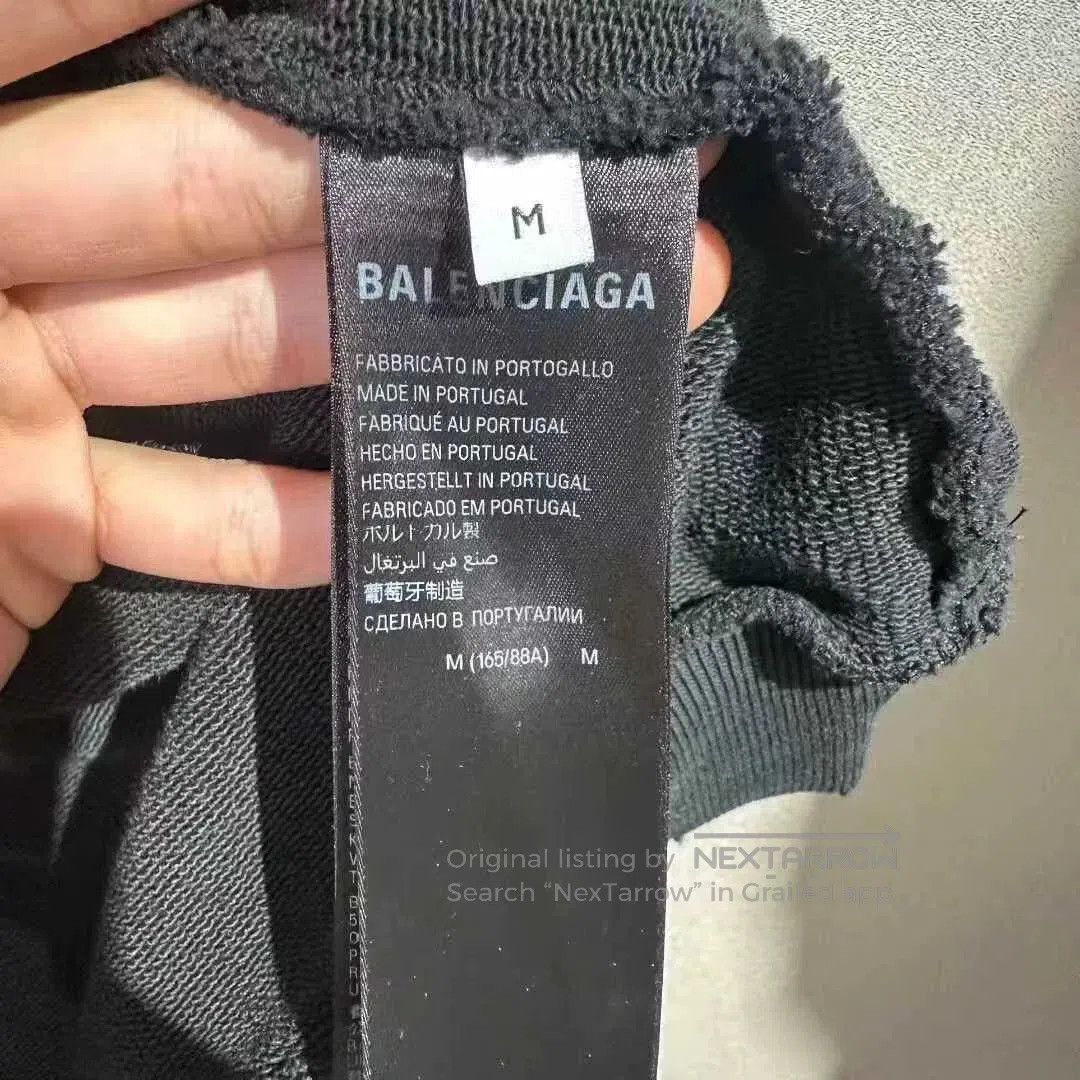 Balenciaga balenciaga 3b splatter hoodie in gray. Size US M / EU 48-50 / 2 - 5 Thumbnail