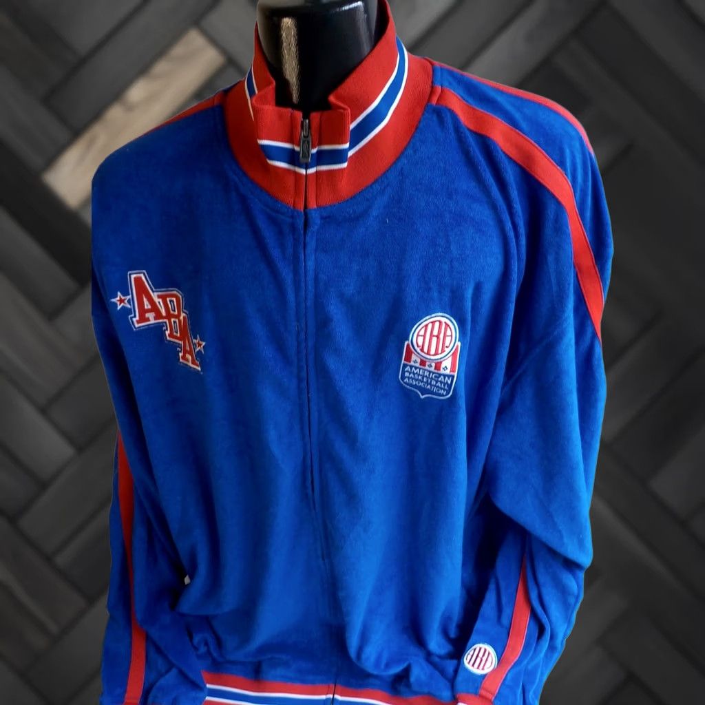 Reebok VINTAGE REEBOK Track Jacket ABA Blue Red White 4XL NWT Mens Hoodie? Size US XXL / EU 58 / 5 - 1 Thumbnail