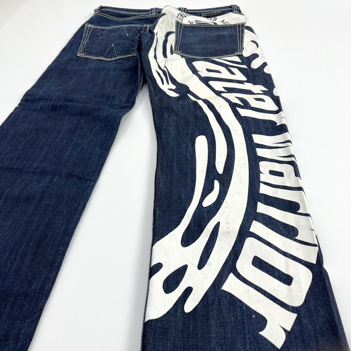 Japanese Brand × Vintage RealBvoice Daicock Printed Denim Pants Size US 33 - 2 Thumbnail