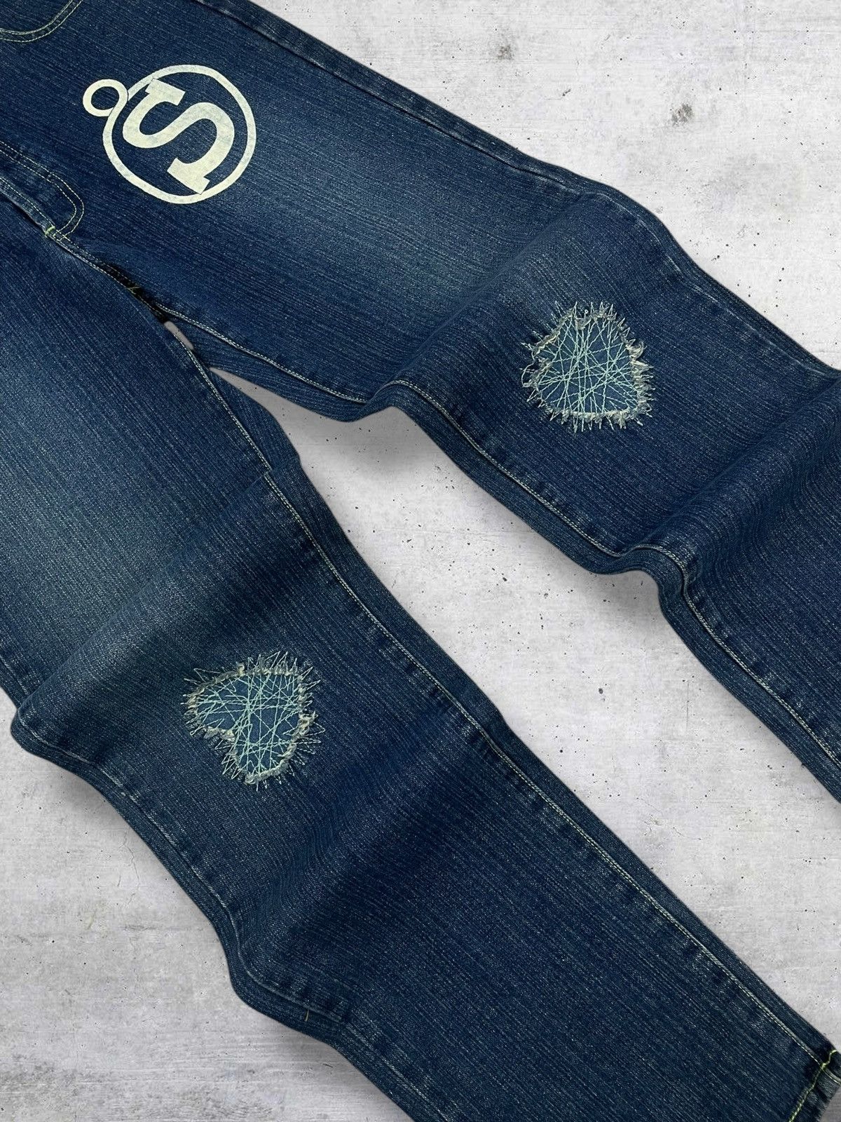 Hysteric Glamour VINTAGE SCENARIO STREETWEAR JAPAN DAICOCK DISTRESS OG DENIM Size US 33 - 9 Thumbnail