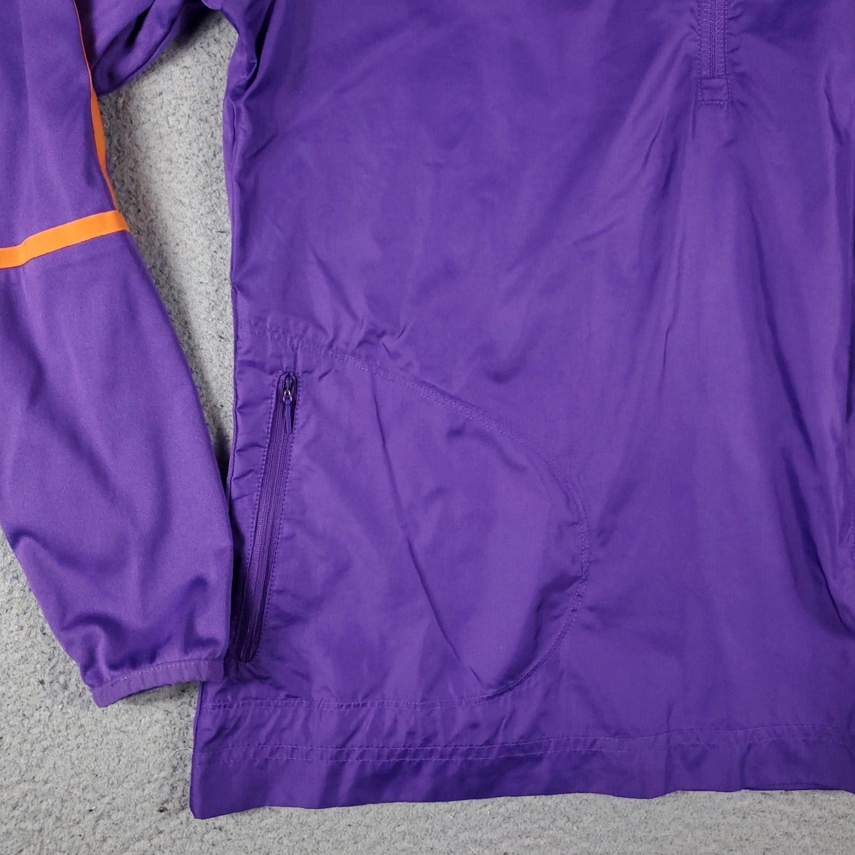 Nike Nike Jacket Womens L Purple 1/2 Zip Windbreaker Logo Swoosh Casual Sports Windbreaker Womens Size L / US 10 / IT 46 - 4 Thumbnail