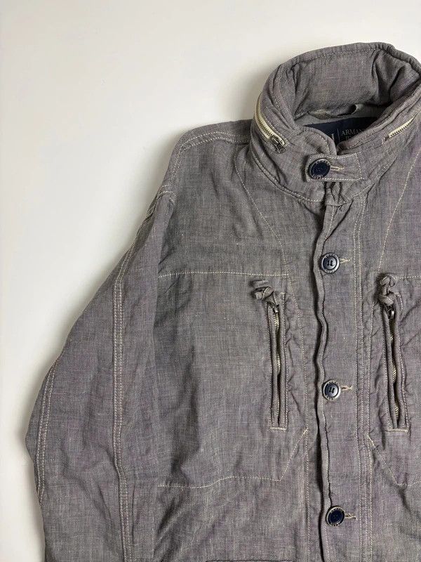 Emporio Armani Emporio Armani 30 Anniversary Linen Utility Jacket Size US L / EU 52-54 / 3 - 2 Thumbnail