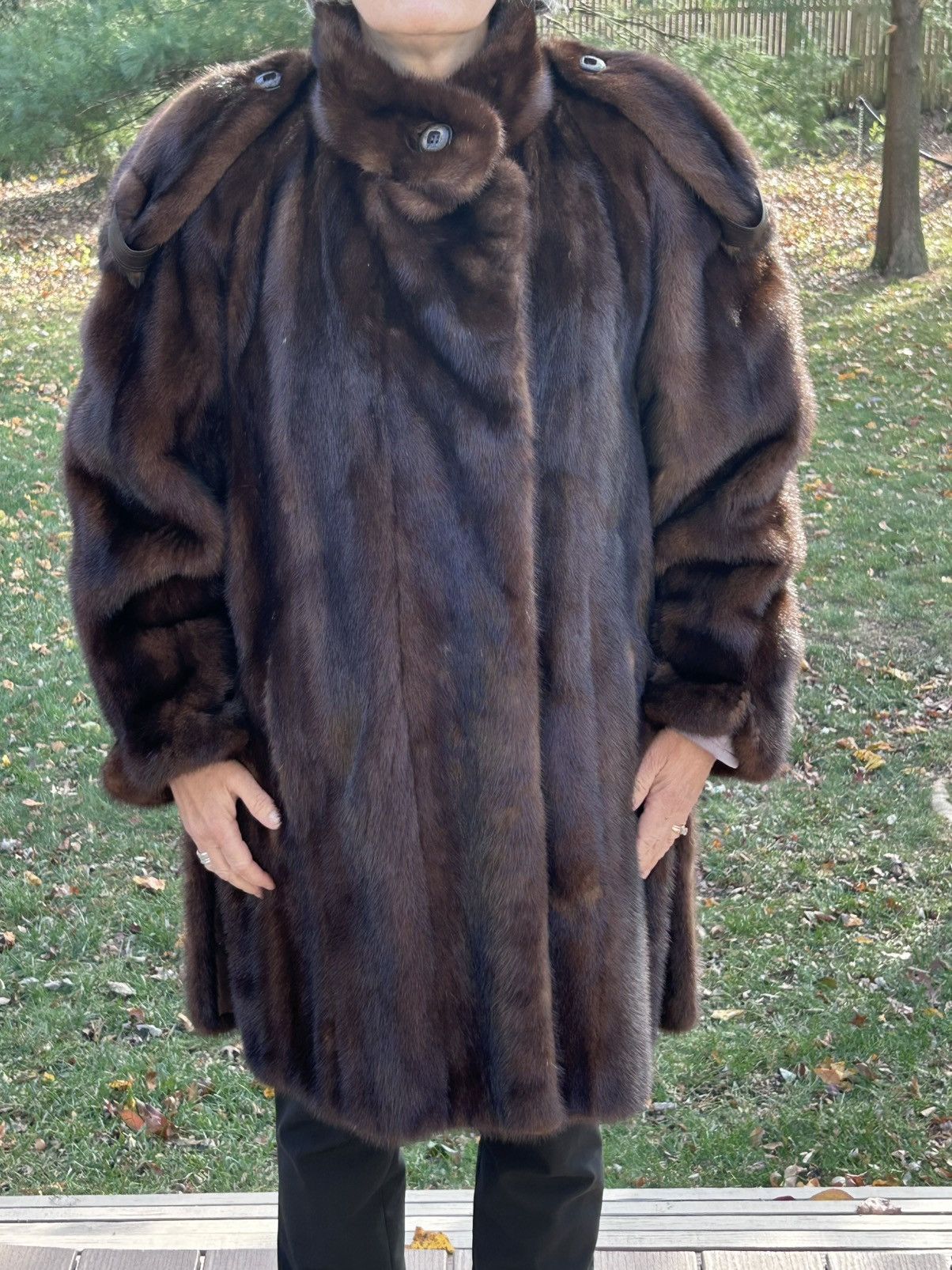 Custommade Natural Brown Mink Stroller Size L / US 10 / IT 46 - 1 Thumbnail