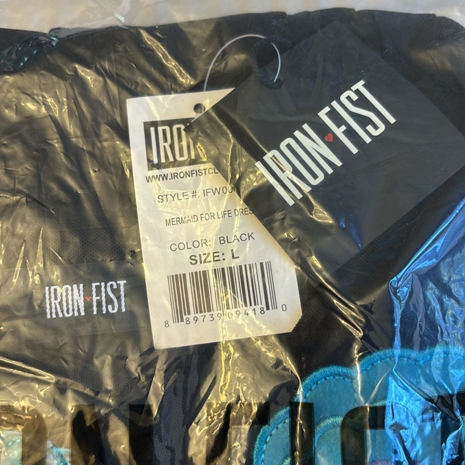 Iron Fist NEW! Iron Fist Mermaid For Life Sheer Black Midi Dress L Size L / US 10 / IT 46 - 5 Thumbnail
