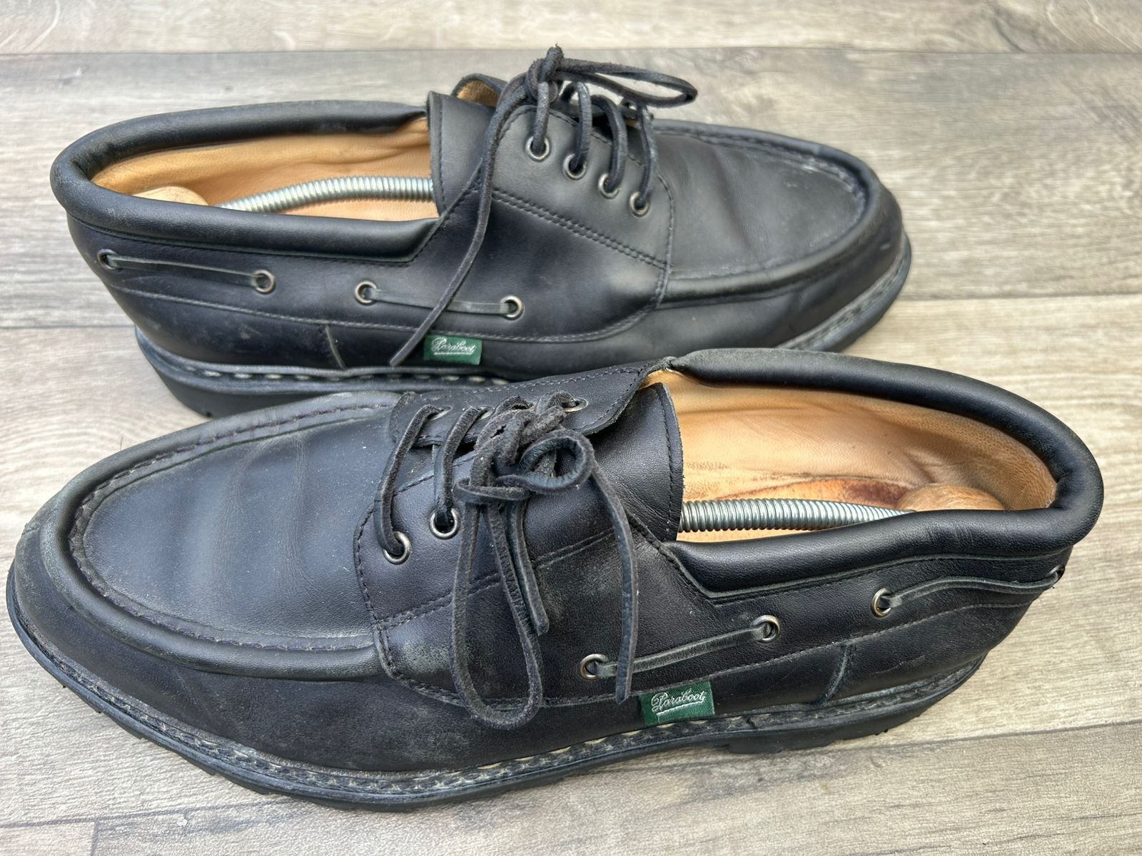 Paraboot Paraboot Chimey/Jannu Derby Black Leather shoes Sz 11 UK Size US 12 / EU 45 - 3 Thumbnail