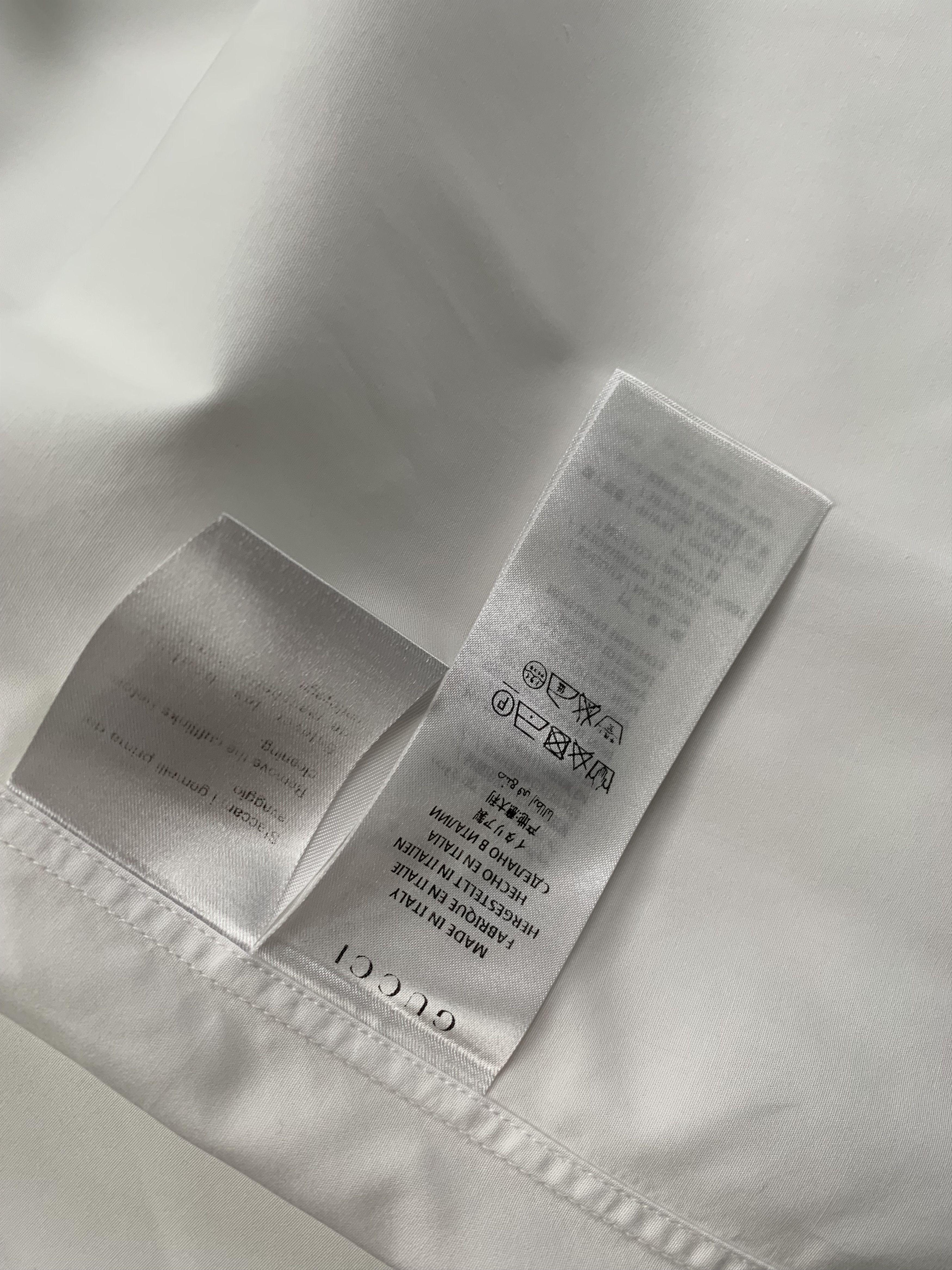 Gucci Gucci White Dress Shirt Size US L / EU 52-54 / 3 - 10 Thumbnail