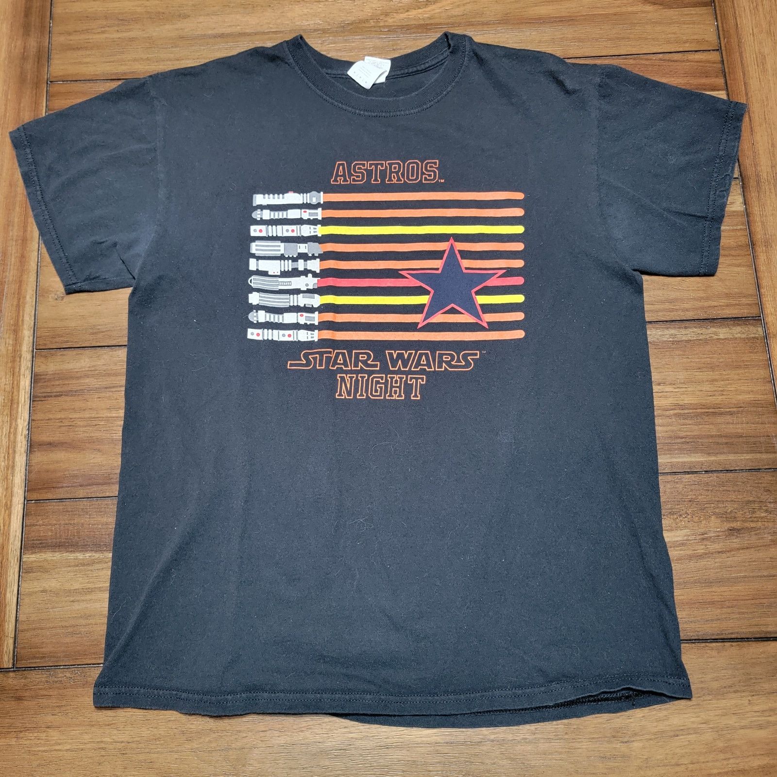 Gildan Houston Astros Star Wars Night Tee (Gildan) - Size Medium Size US M / EU 48-50 / 2 - 1 Thumbnail