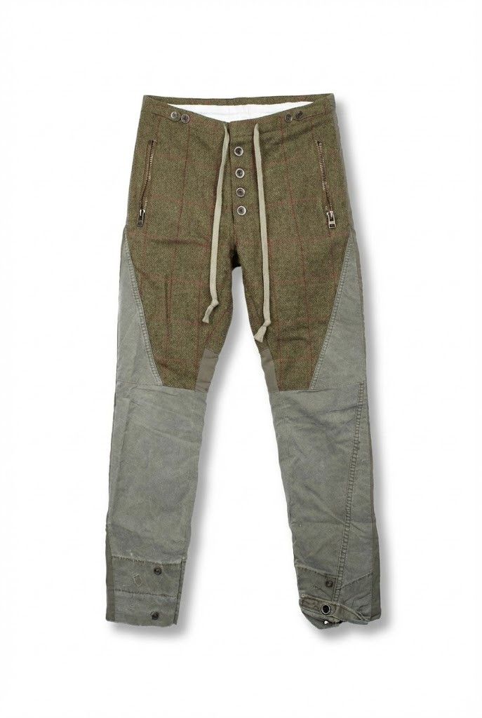 Greg Lauren Tweed / Army tent slim fit pants Size US 30 / EU 46 - 1 Thumbnail