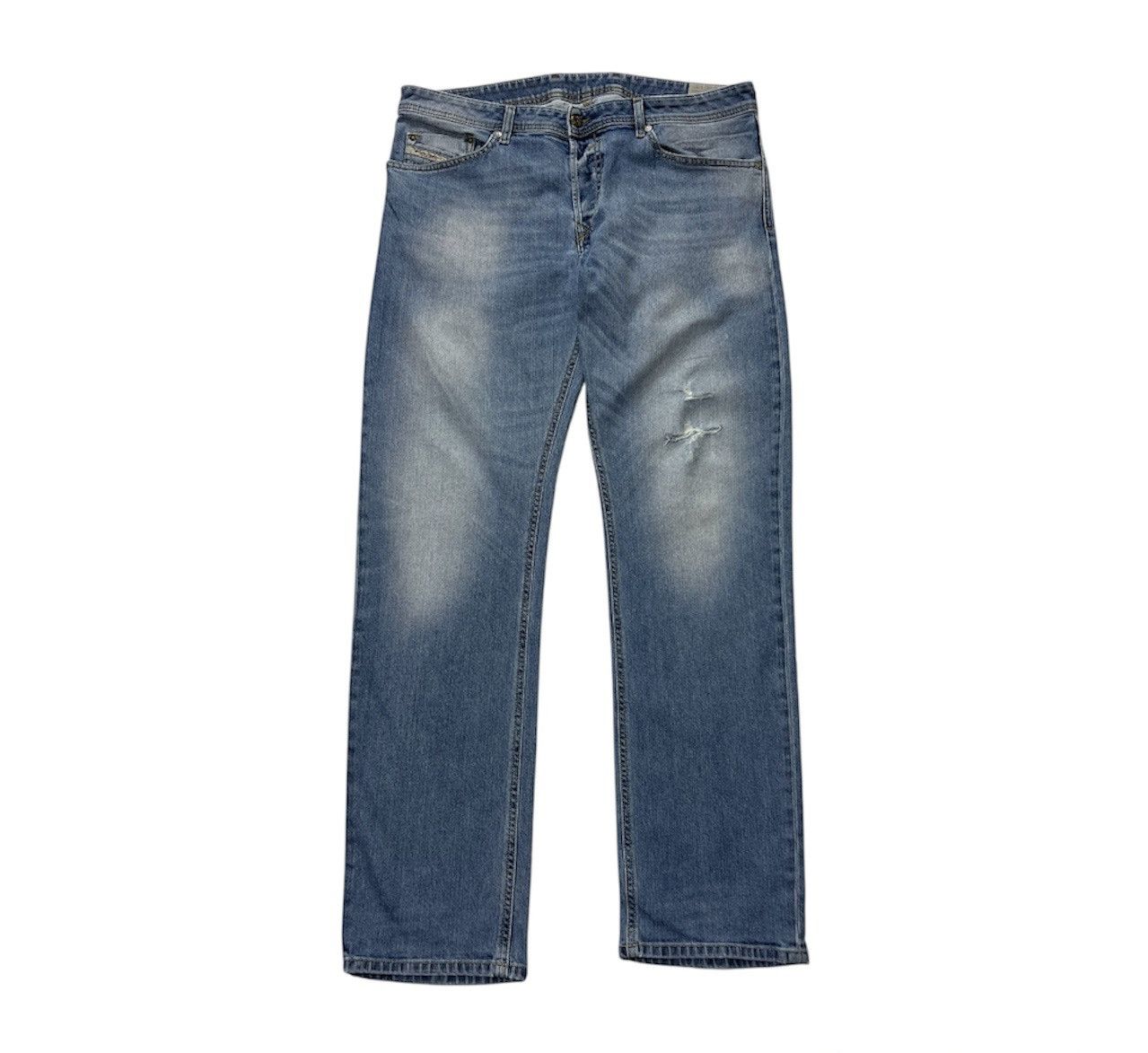 Diesel Vintage Diesel Waykee y2k distressed denim washed jeans pant Size US 34 / EU 50 - 1 Thumbnail
