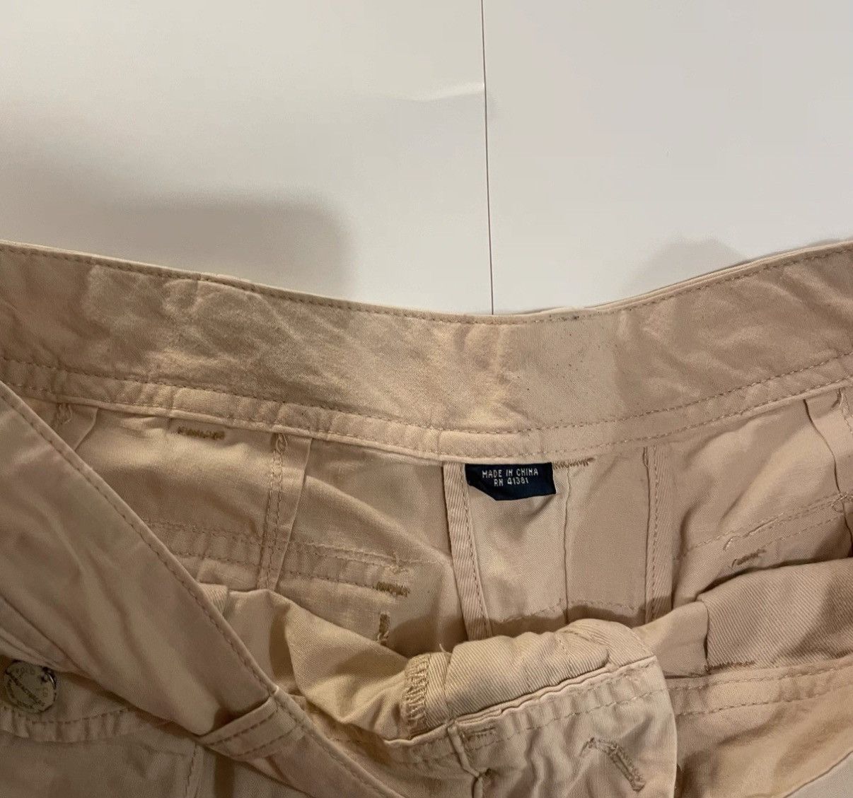 Ralph Lauren Ralph Lauren Light Khaki Cargo Shorts K24 Size US 32 / EU 48 - 4 Thumbnail