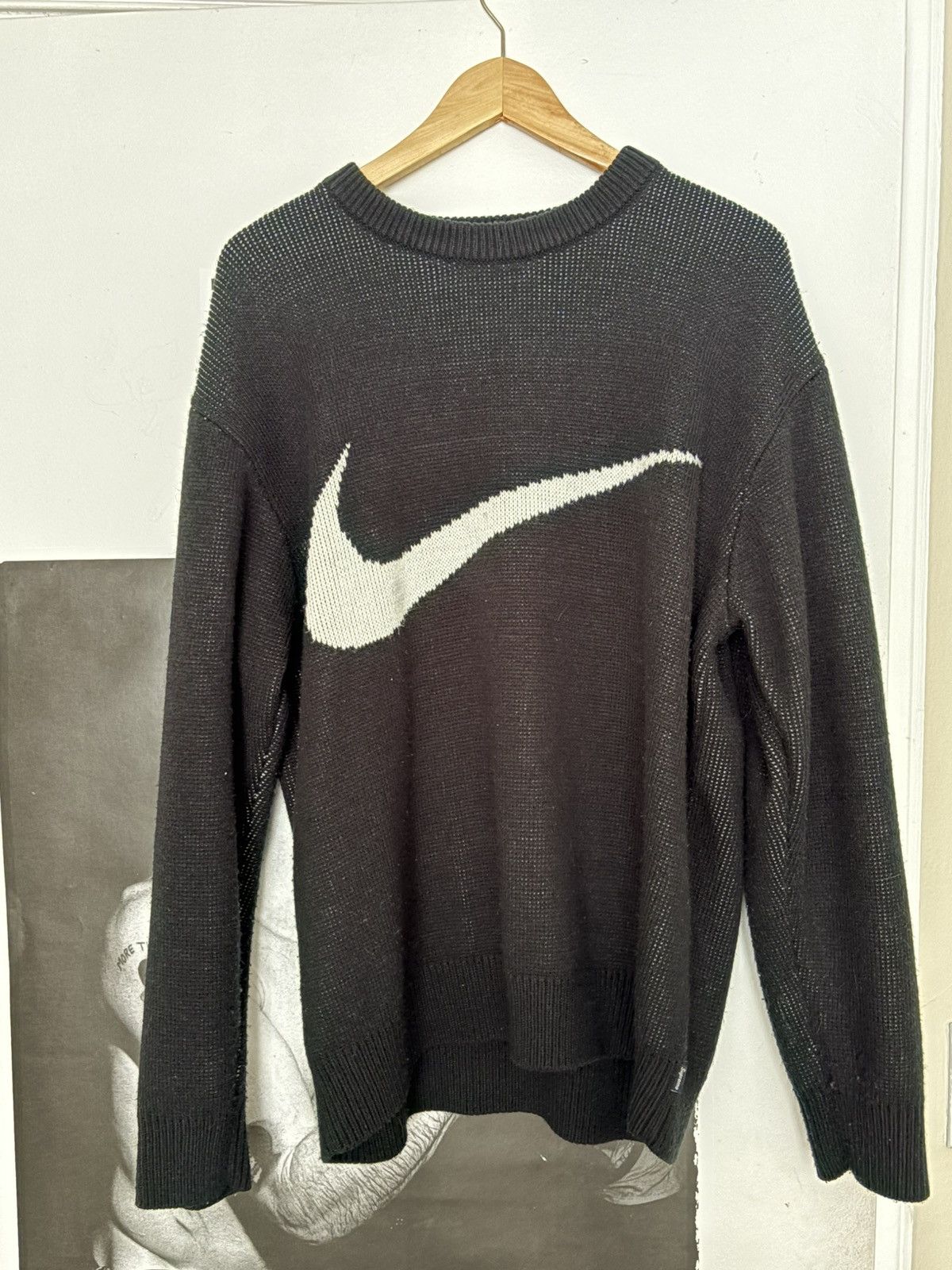 Nike × Supreme SUPREME X NIKE SS19 SWOOSH SWEATER Size US L / EU 52-54 / 3 - 6 Thumbnail