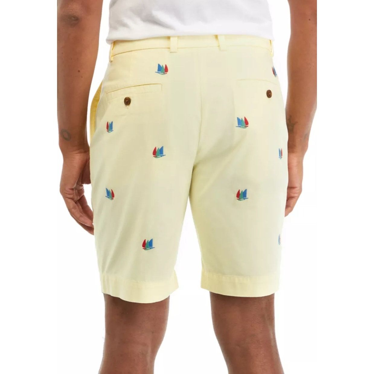 Brooks Brothers Brooks Brothers Men's Bermuda Shorts - Canary Yellow W30 Size US 30 / EU 46 - 3 Thumbnail