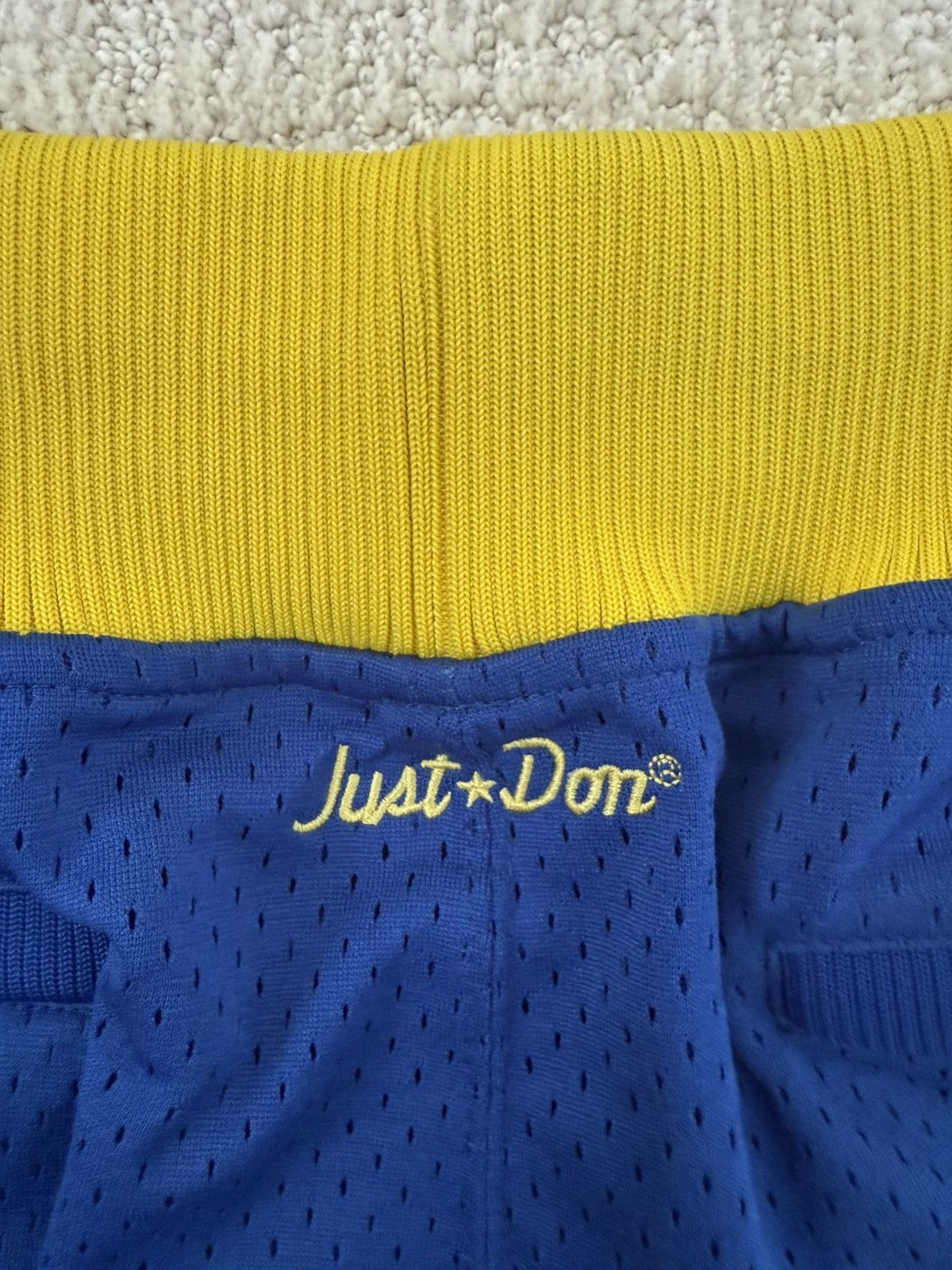 Just Don RARE Vintage Just Don Golden State Warriors Shorts Size US 34 / EU 50 - 8 Thumbnail