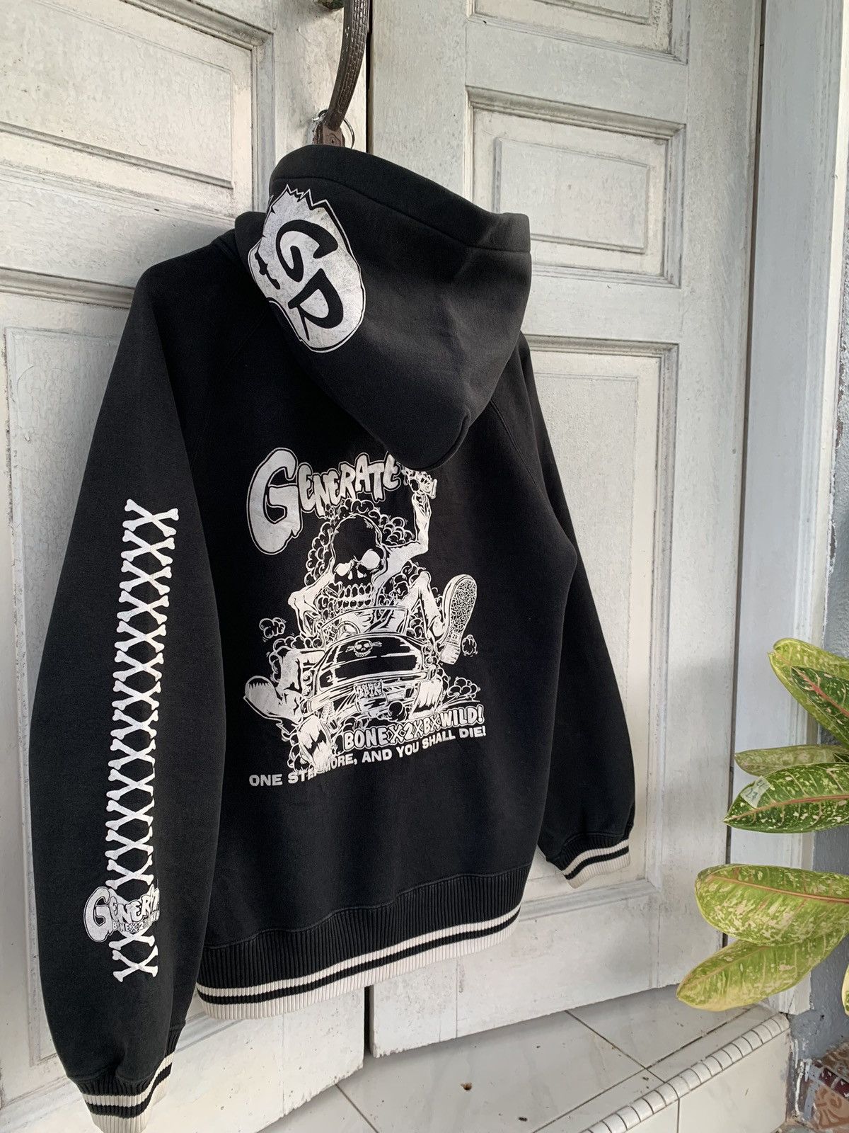 Japanese Brand × Seditionaries Rarely Skull Bone x 2 x B x Wild Skull Hoodie Size US M / EU 48-50 / 2 - 1 Thumbnail
