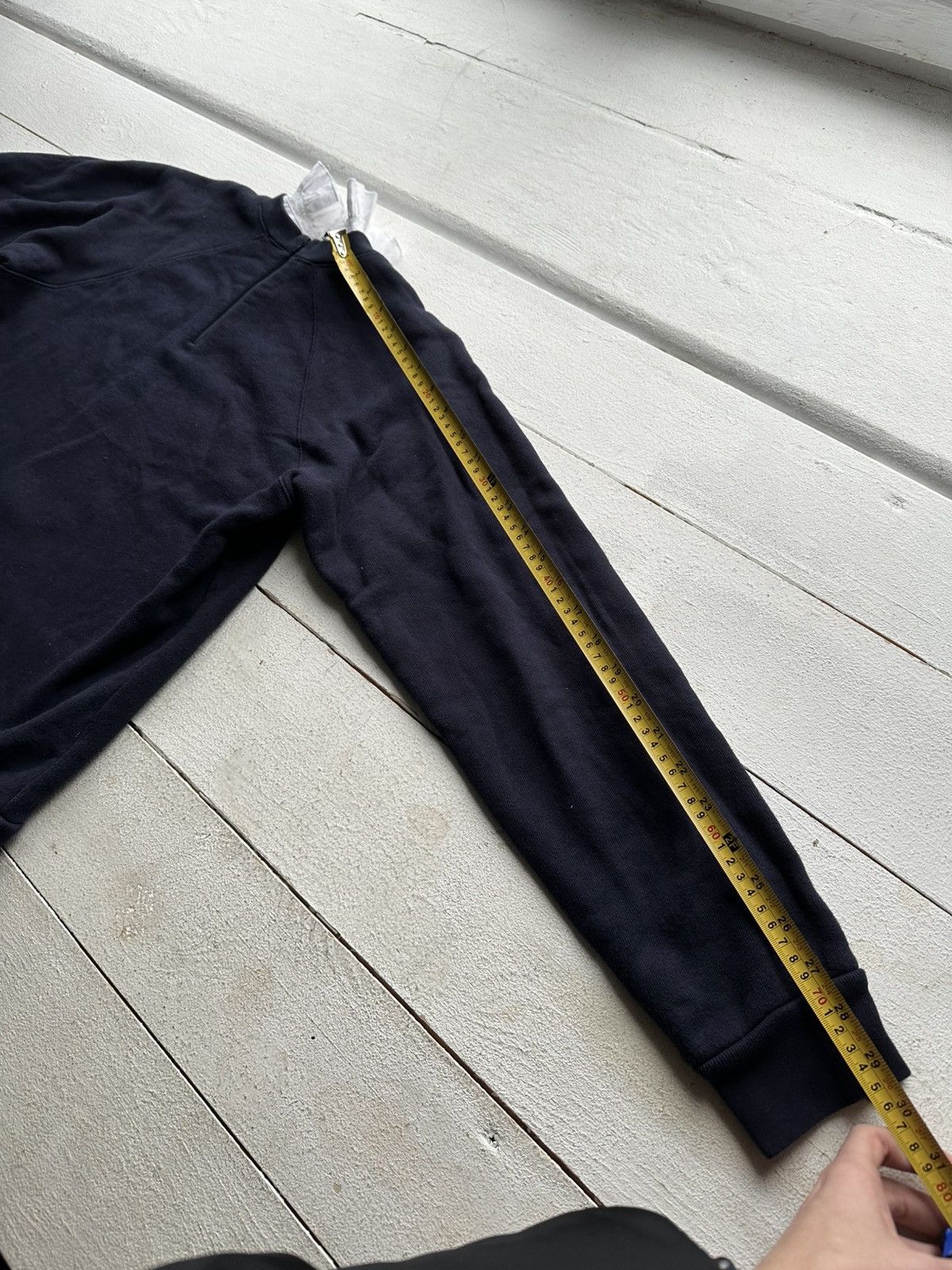 Designer × Sandro × Vintage 🚨Sandro Luxury BIG LOGO UNIVERSITY VINTAGE BLUE SWEATSHIRT Size XS / US 0-2 / IT 36-38 - 12 Thumbnail
