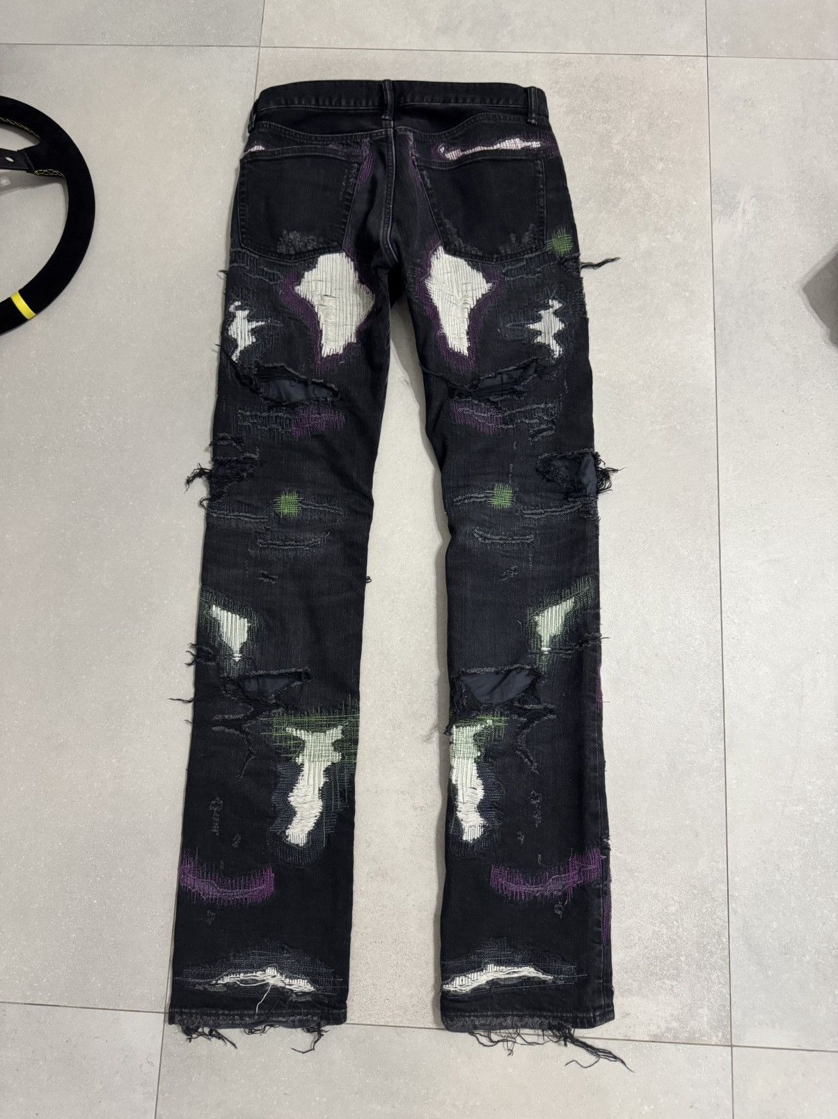 Vlone Vlone Runway 2018 Scab Denim Size US 30 / EU 46 - 2 Thumbnail