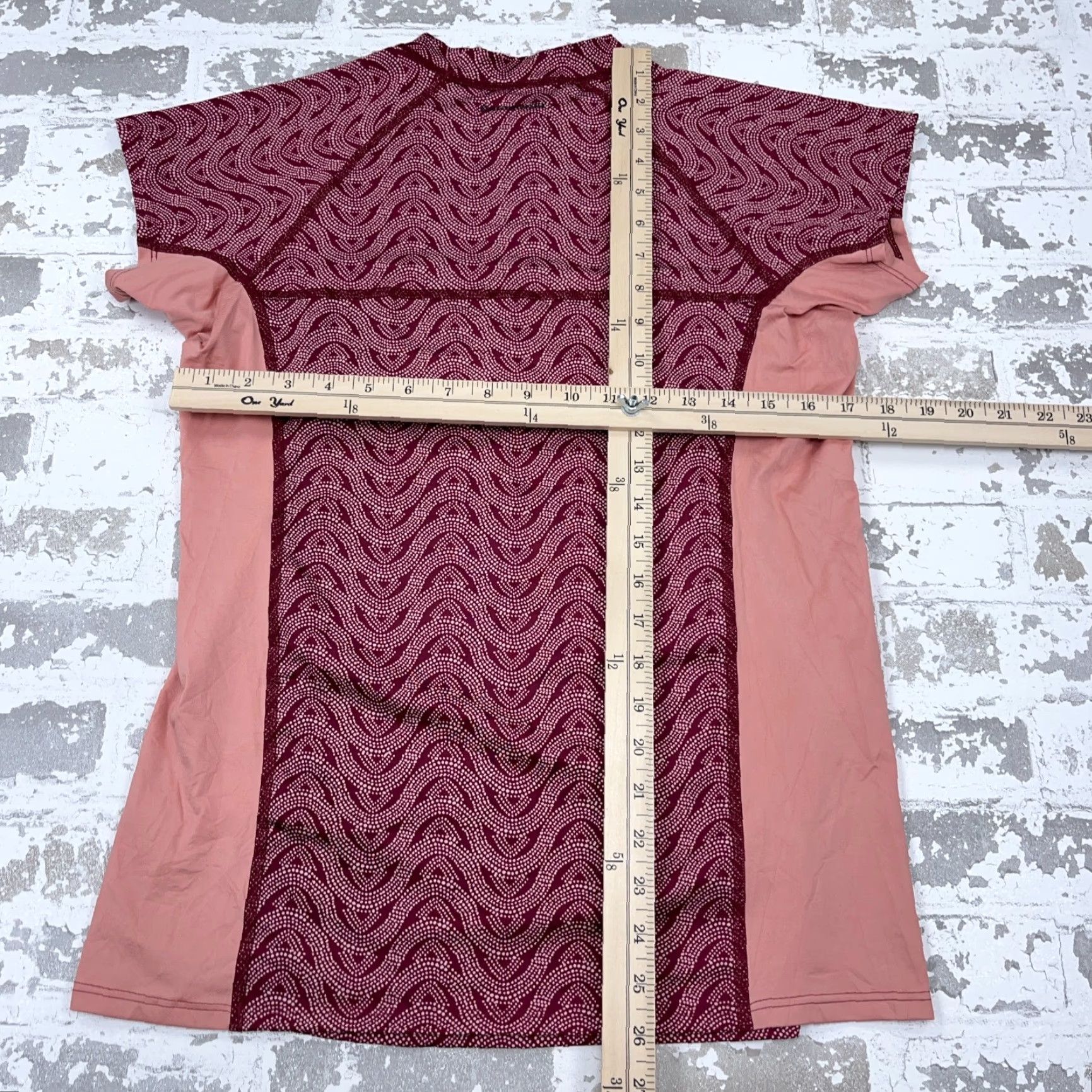 Patagonia Patagonia Shirt Women Large Pink Tee Performance Running Training Heather Top Size L / US 10 / IT 46 - 7 Thumbnail