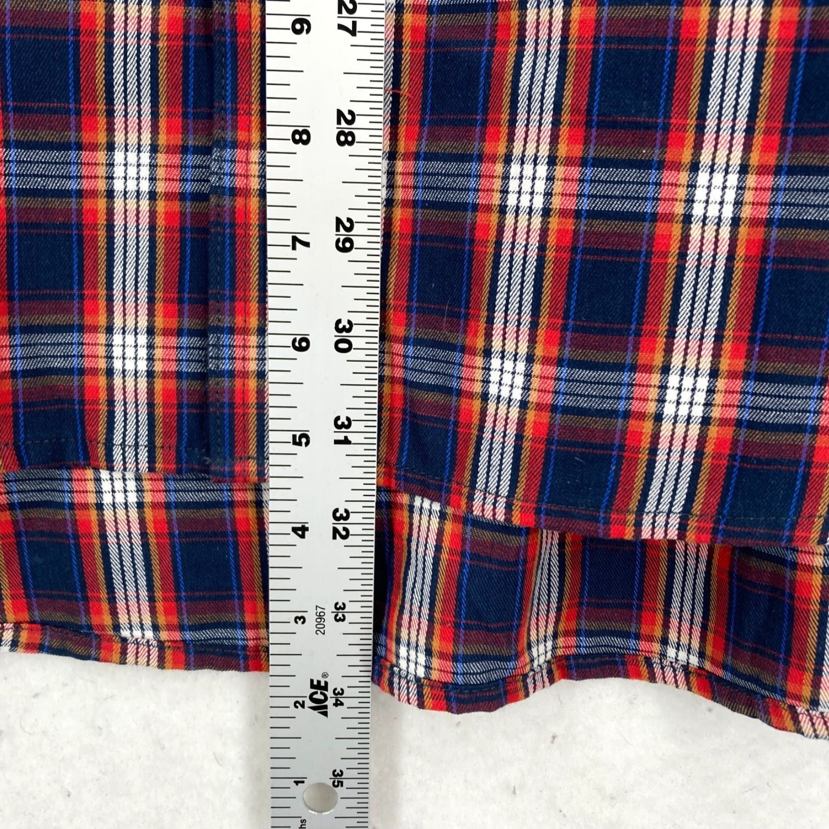 Wrangler Wrangler Button Down Western Shirt Mens 2XL Red Plaid Cowboy Rodeo NWT Size US XXL / EU 58 / 5 - 7 Thumbnail