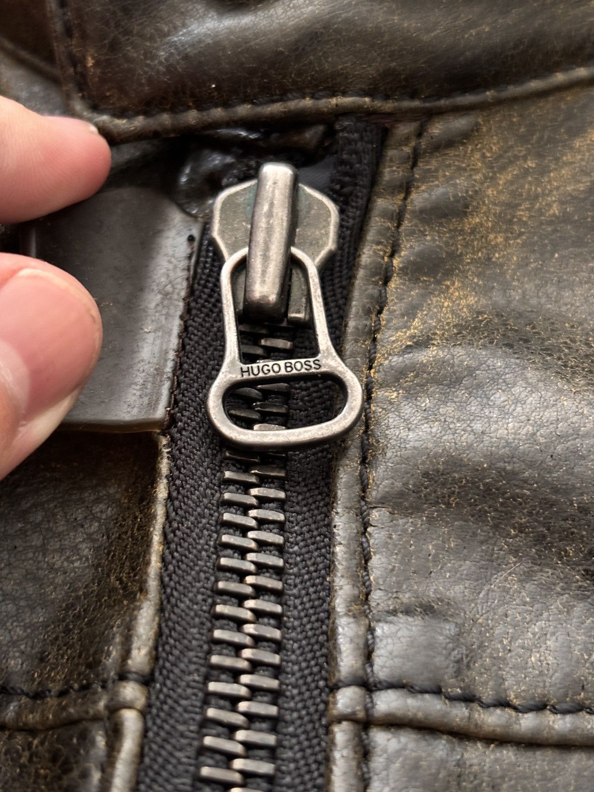 Hugo Boss Hugo Boss Leather Jacket Size US M / EU 48-50 / 2 - 11 Thumbnail