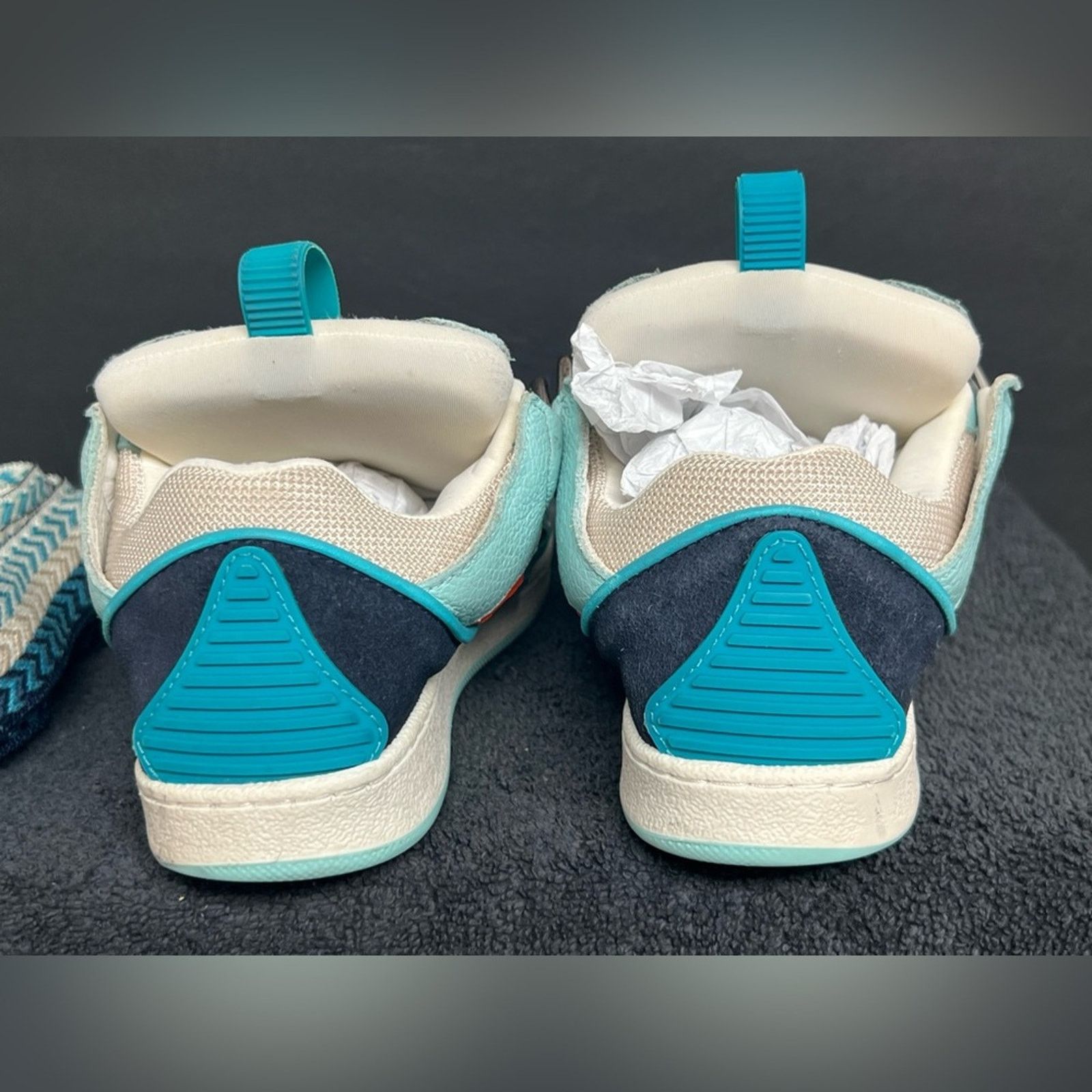 Lanvin LANVIN Curb Leather Chunky Sneakers, 33 US 1.5/2 RETAIL $554 Size US 4 / IT 34 - 6 Thumbnail