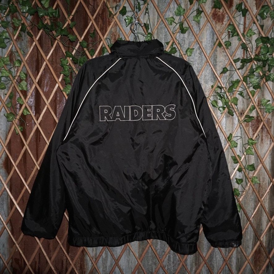 NFL XL-Vintage Oakland Raiders embroider reversible 1990s jacket Size US XL / EU 56 / 4 - 2 Thumbnail