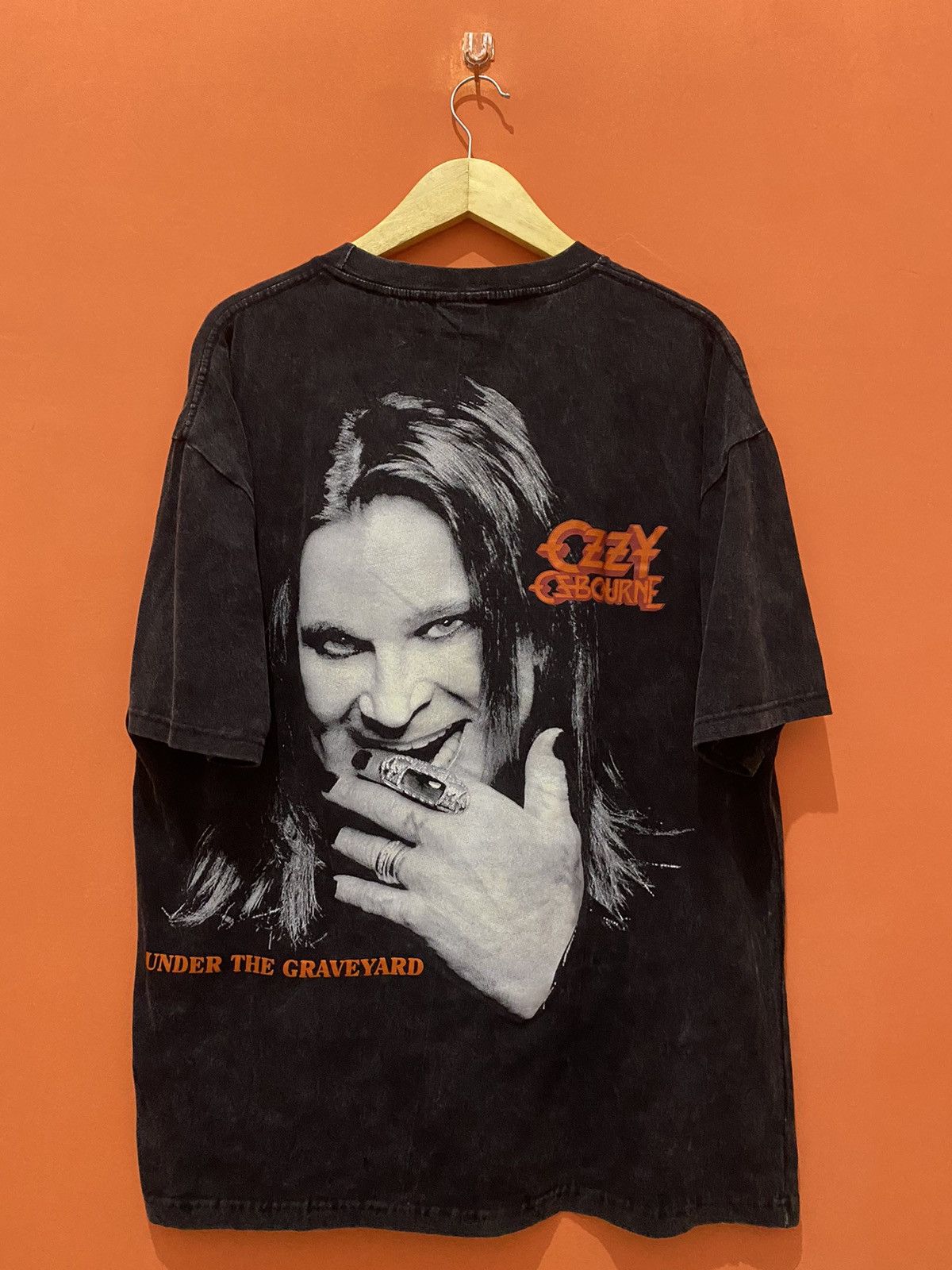 Band Tees × Vintage 🔥RARE🔥 Ozzy osbourne Black Sabbath band boot tee Size US L / EU 52-54 / 3 - 4 Thumbnail