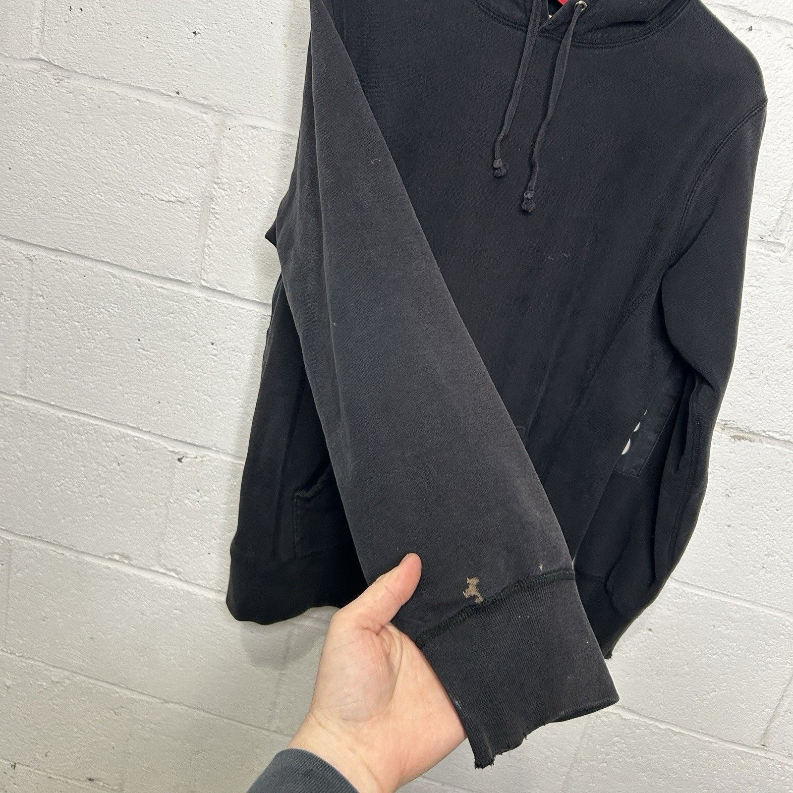Supreme Supreme Street Hype Patch Sleeve Pullover Hoodie “Black” Size US M / EU 48-50 / 2 - 7 Thumbnail