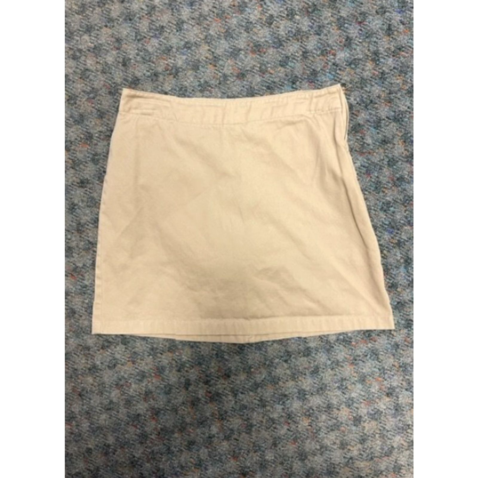 Lands' End Lands' End Skort Mini Skirt Size 1 Regular Women Beige Cotton Twill Golf Tennis Casual Workwear Preppy Short Fall Spring Summer Size 25" / US 0 / IT 36 - 2 Thumbnail
