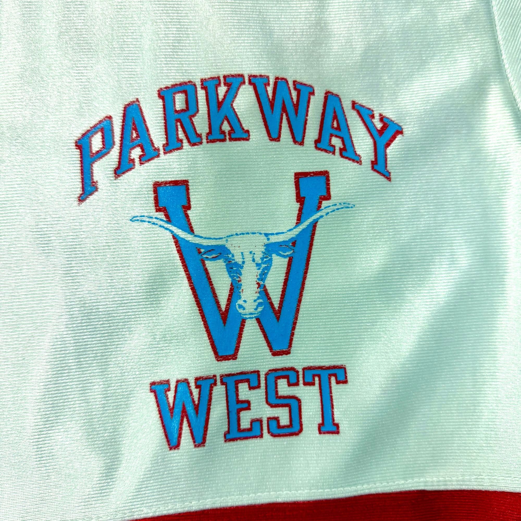 Champion 90's Champion SHINY Parkway West LONGHORNS Coaches Jacket Size US L / EU 52-54 / 3 - 4 Thumbnail