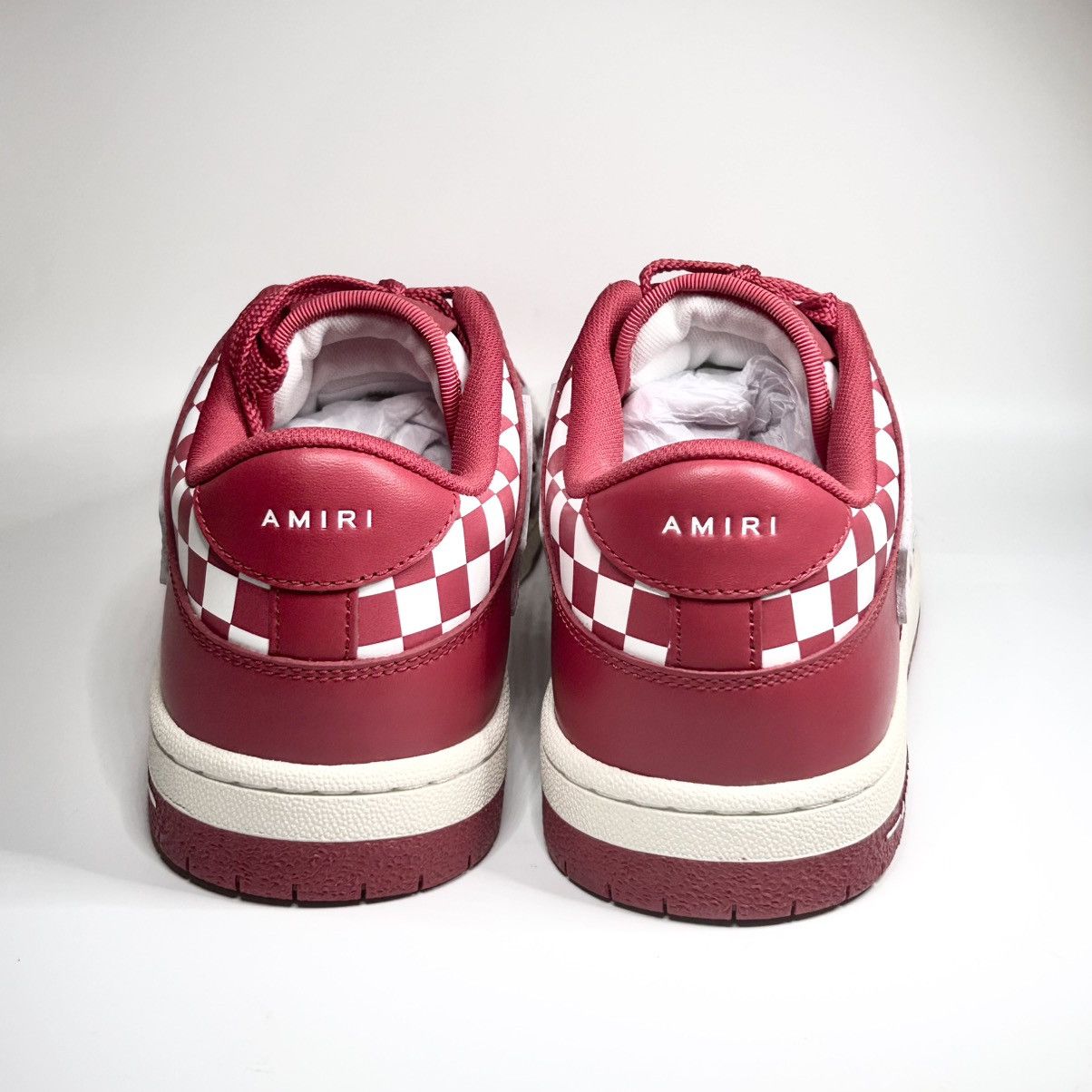 Amiri New Amiri Men's Checkered Skel Sneaker Size 10US/43EU Size US 10 / EU 43 - 3 Thumbnail