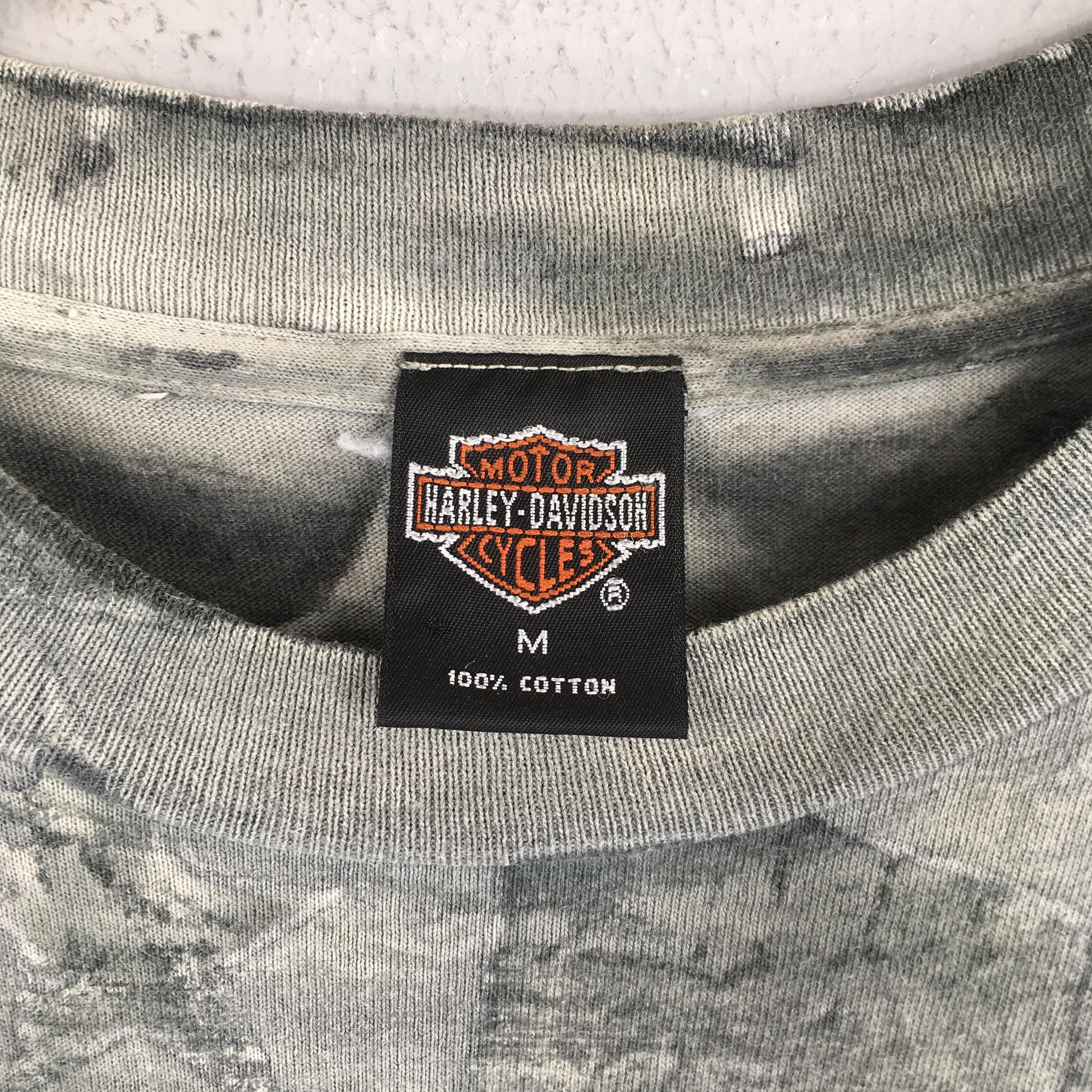 Harley Davidson 90s Harley Davidson American Flag Dyed T shirt Medium Size US M / EU 48-50 / 2 - 4 Thumbnail