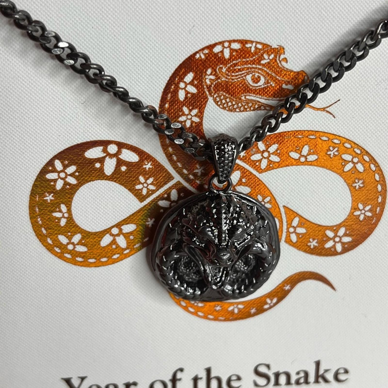 Designer Year Of The Snake Necklace NWT Size ONE SIZE - 3 Thumbnail