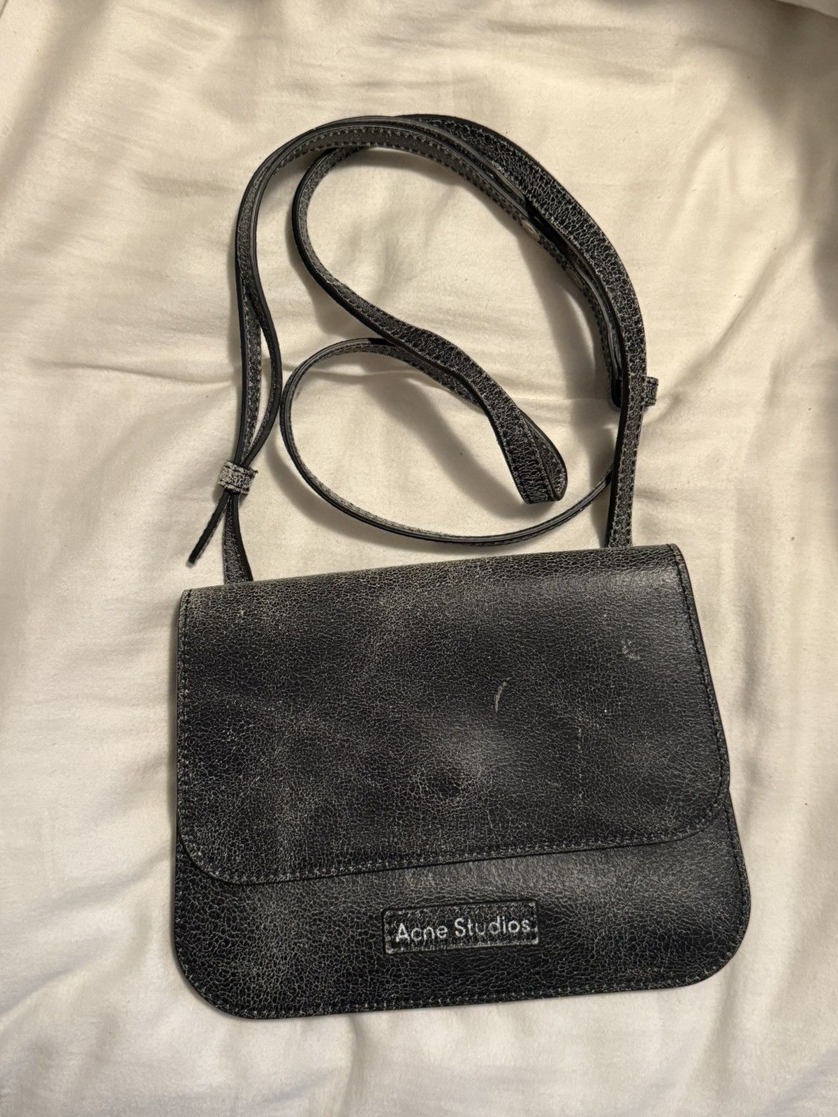 Acne Studios Acne Studios Crackle Small Crossbody Size ONE SIZE - 1 Thumbnail