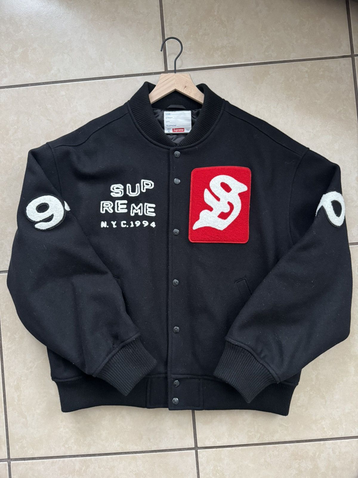 Supreme Tourist Varsity Jacket | Grailed