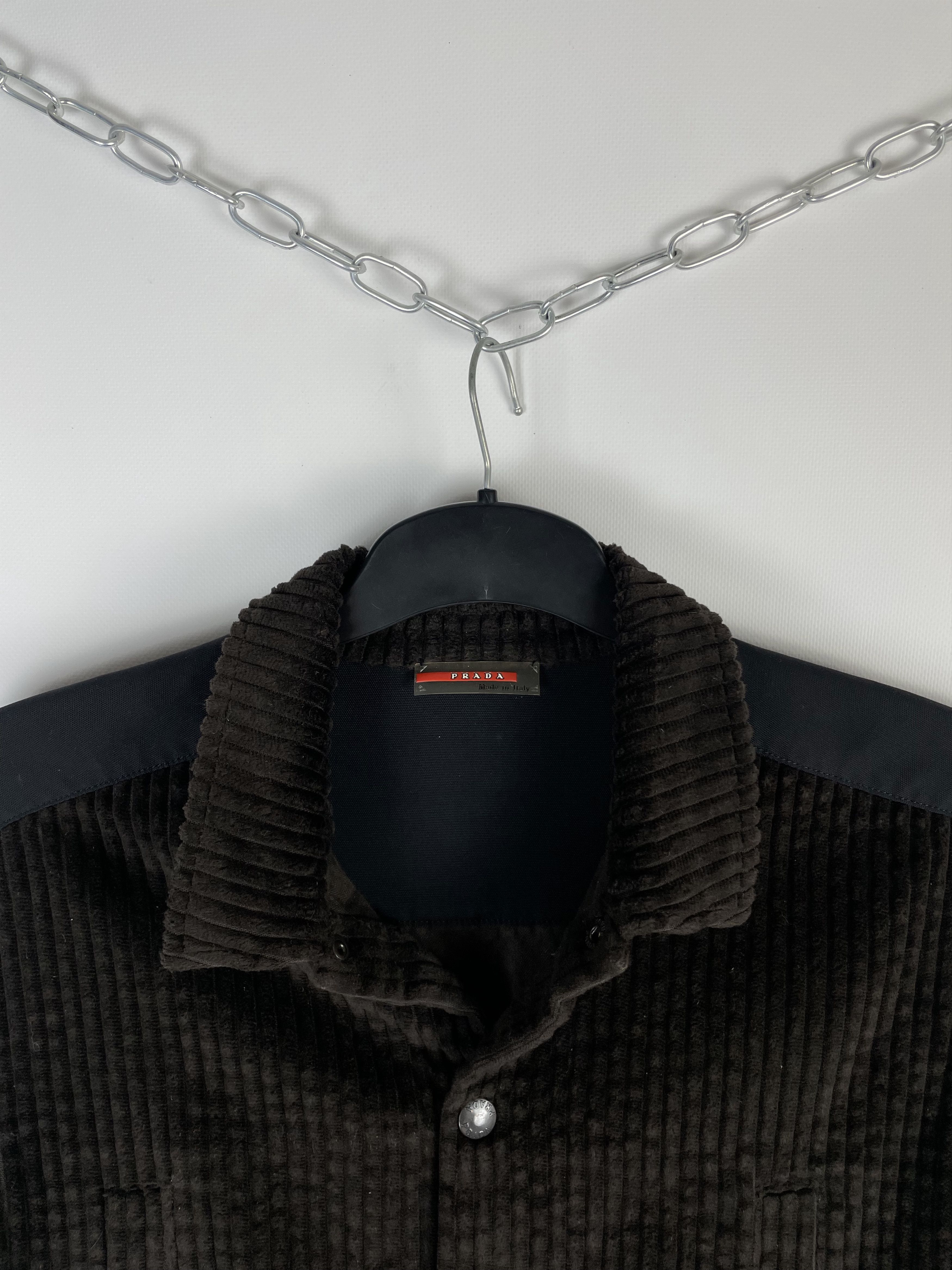 Prada Prada Milano Corduroy Nylon Shirt Size US M / EU 48-50 / 2 - 4 Thumbnail