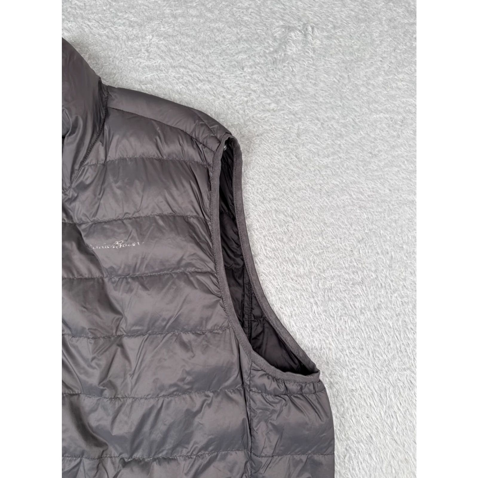 Eddie Bauer VINTAGE Eddie Bauer Vest Mens Regular Large Gray Puffer Down Insulation 650 Nylon Shell Zip Size US L / EU 52-54 / 3 - 2 Thumbnail