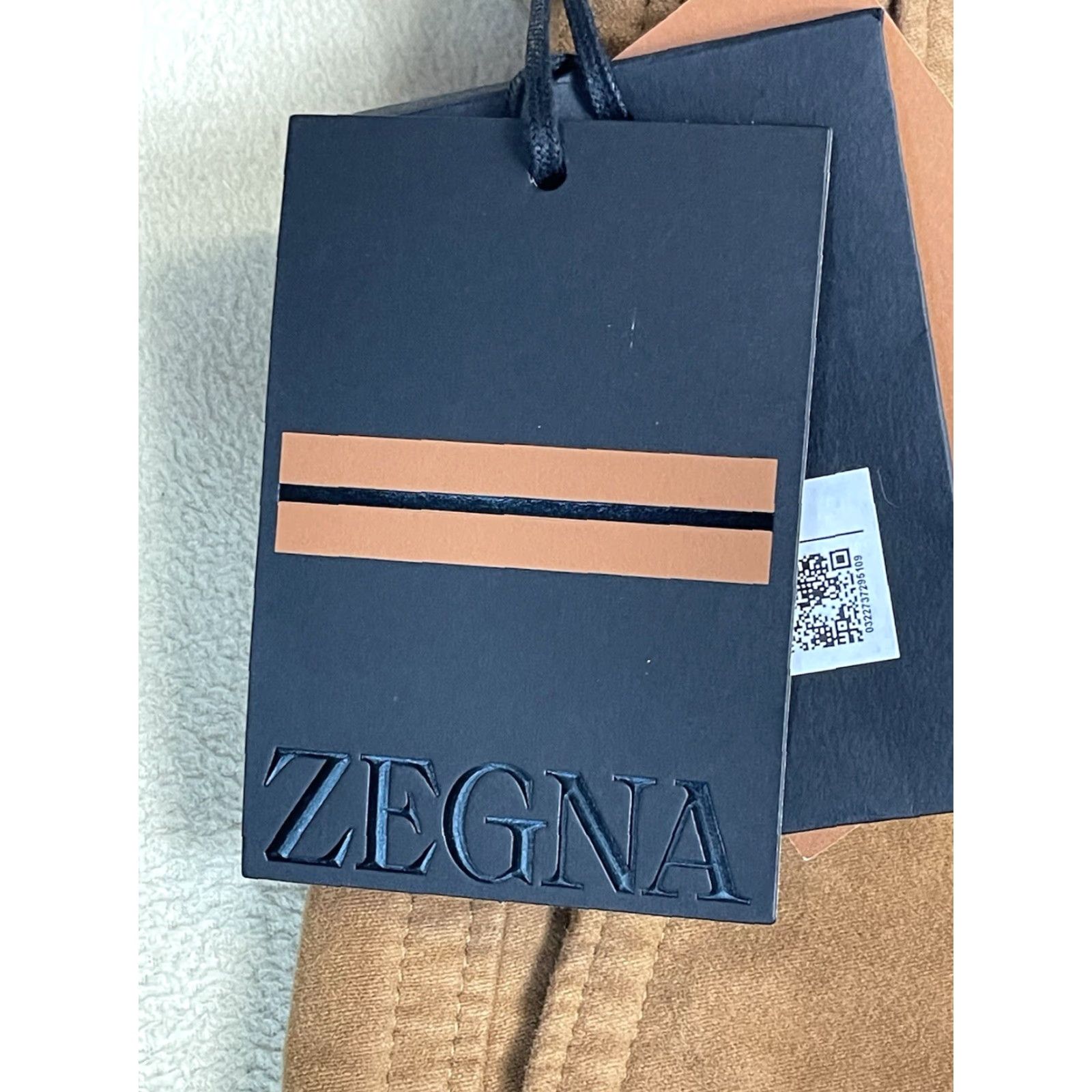 Ermenegildo Zegna Zegna Pants Mens 37 Brown Plated Casual Luxury Designer Pant Adult NWT Size US 37 - 4 Thumbnail