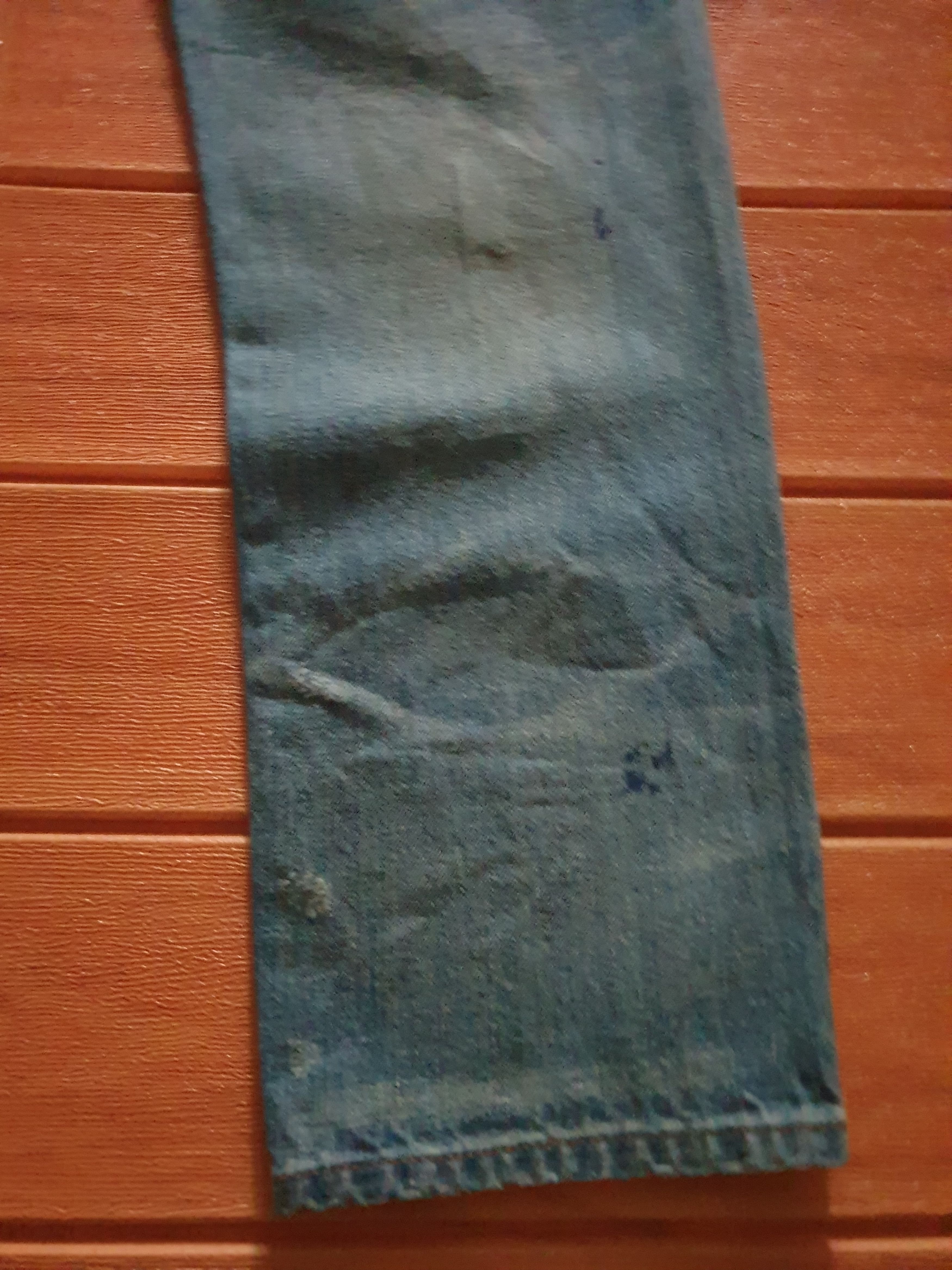Polo Ralph Lauren Polo Ralph Lauren patchwork Japanese style denim pant Size US 34 / EU 50 - 6 Thumbnail