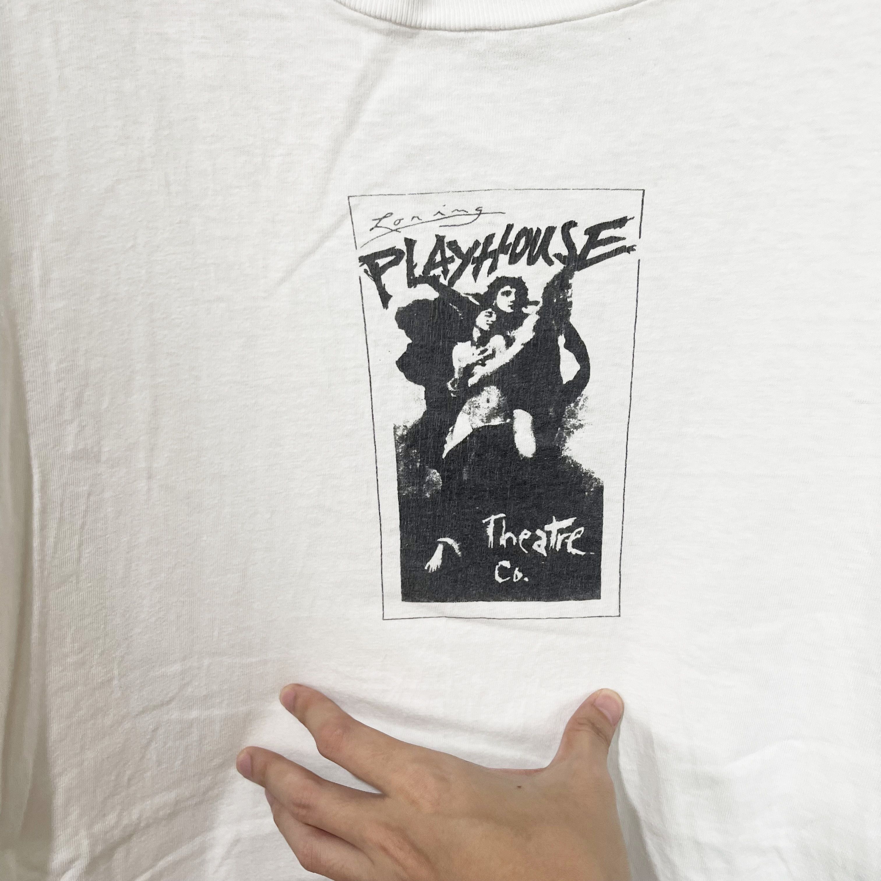 Vintage Vintage 90s Playhouse Theatre T-Shirt Size US XL / EU 56 / 4 - 2 Thumbnail